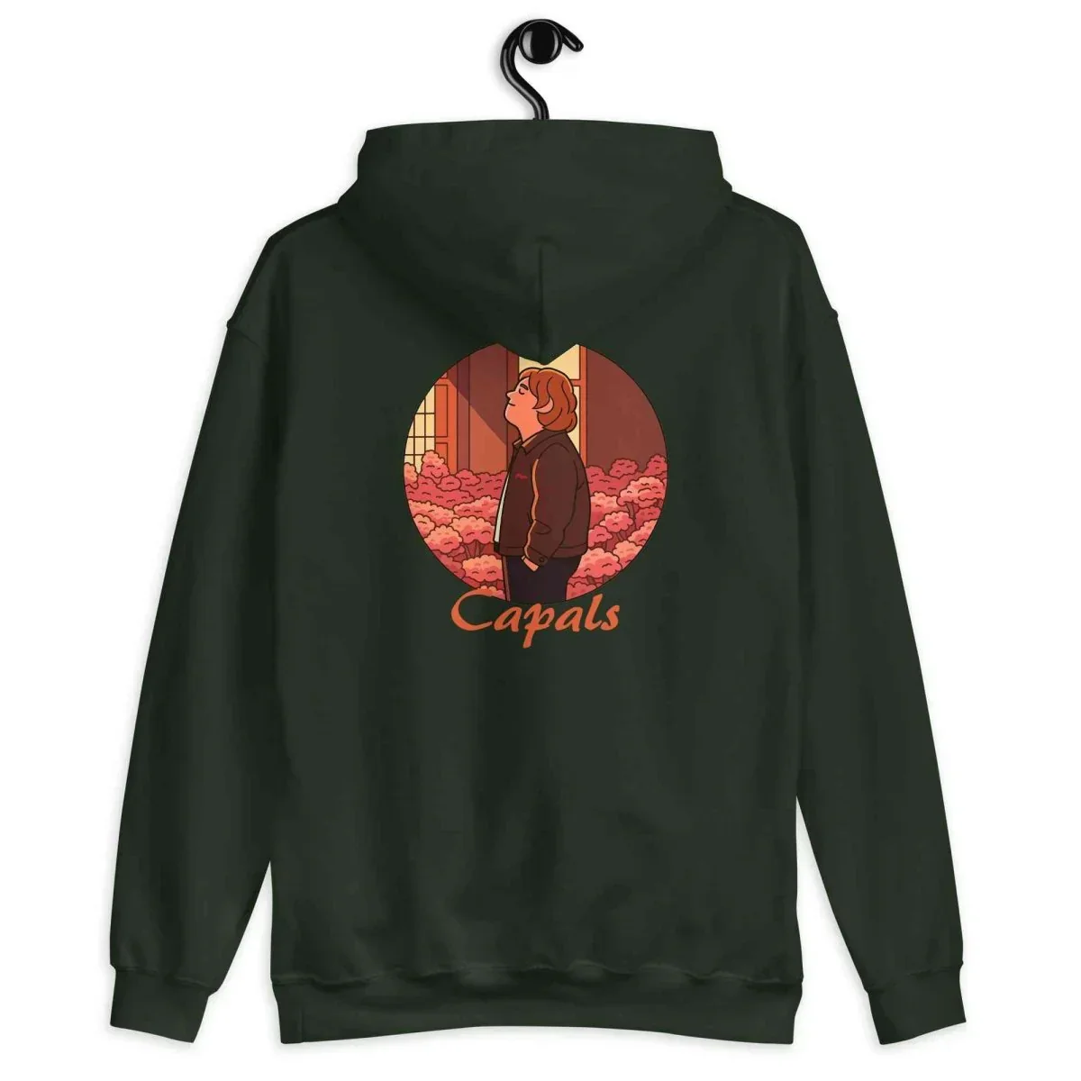 Lewis Capaldi Hoodie | Unisex Retro Graphic Sweatshirt - Black - Capals