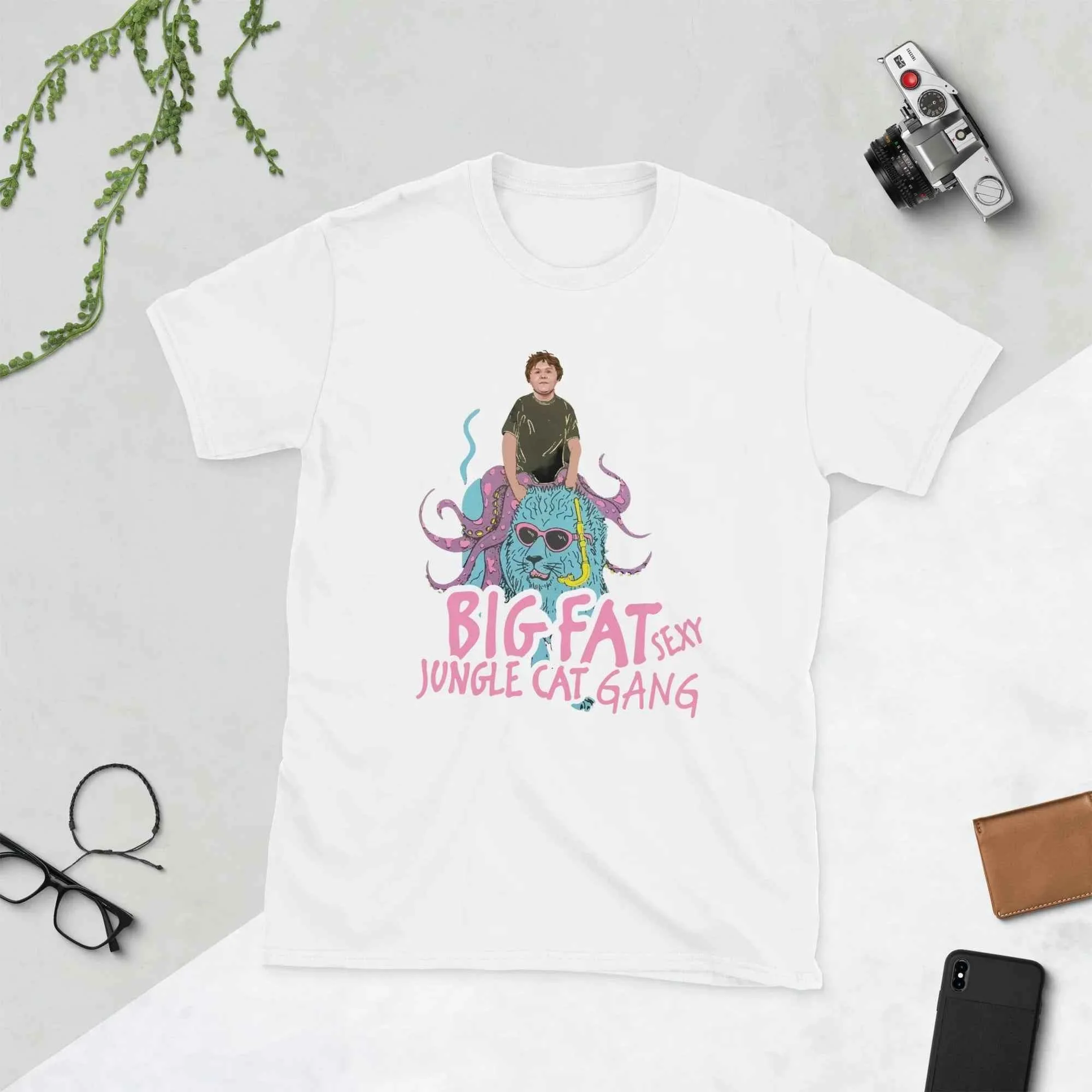Lewis Capaldi T-Shirt | Big Fat Sexy Jungle Cats Gang Cotton Tee