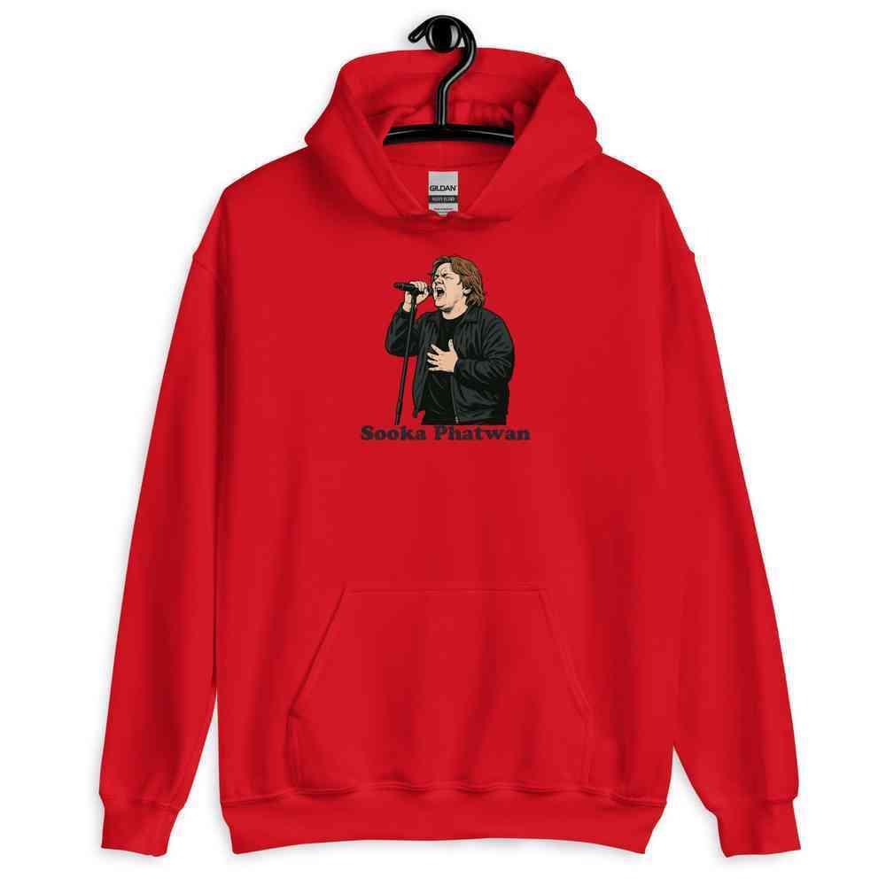 Lewis Capaldi Hoodie | Sooka Phatwan Red Cozy Unisex Apparel