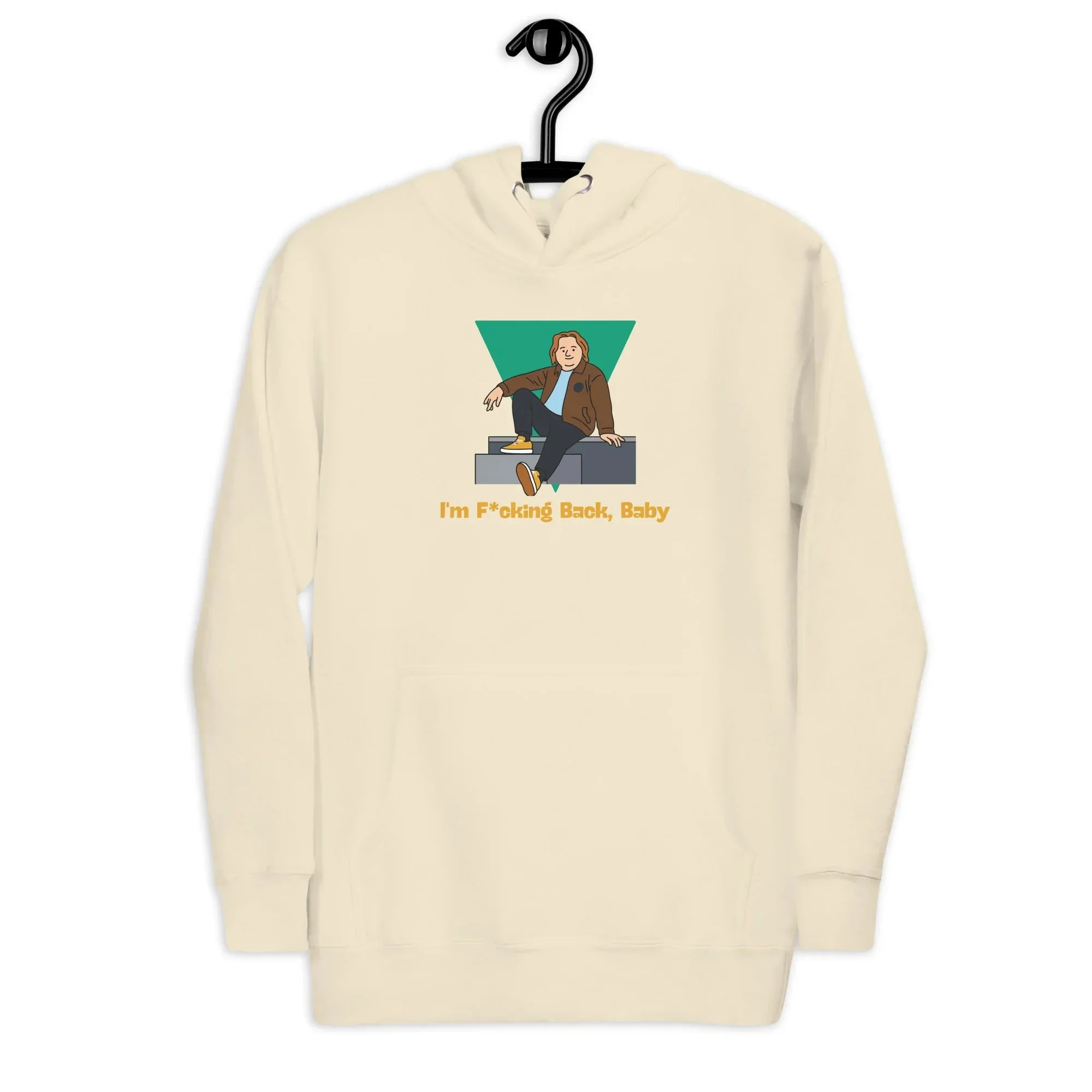 Lewis Capaldi Fan Merchandise: Unisex Hoodie with Bold 'I'm Back' Design for Music Lovers