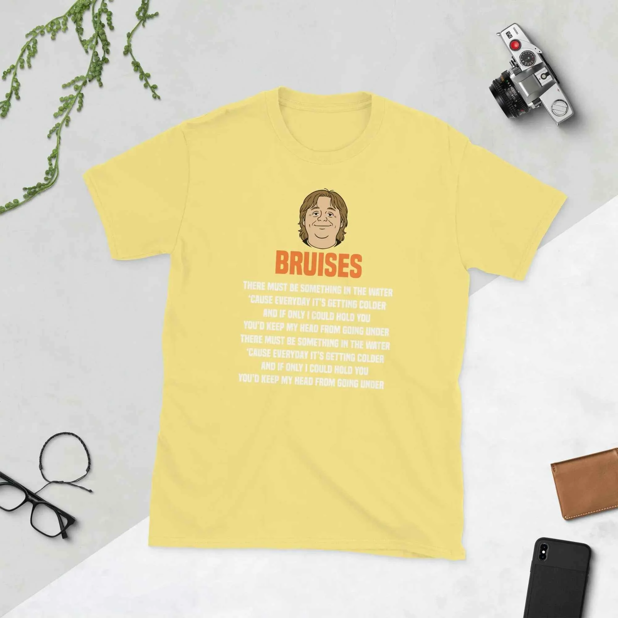 Lewis Capaldi Bruises T-Shirt | Unisex Cotton Tee with Iconic Lyrics