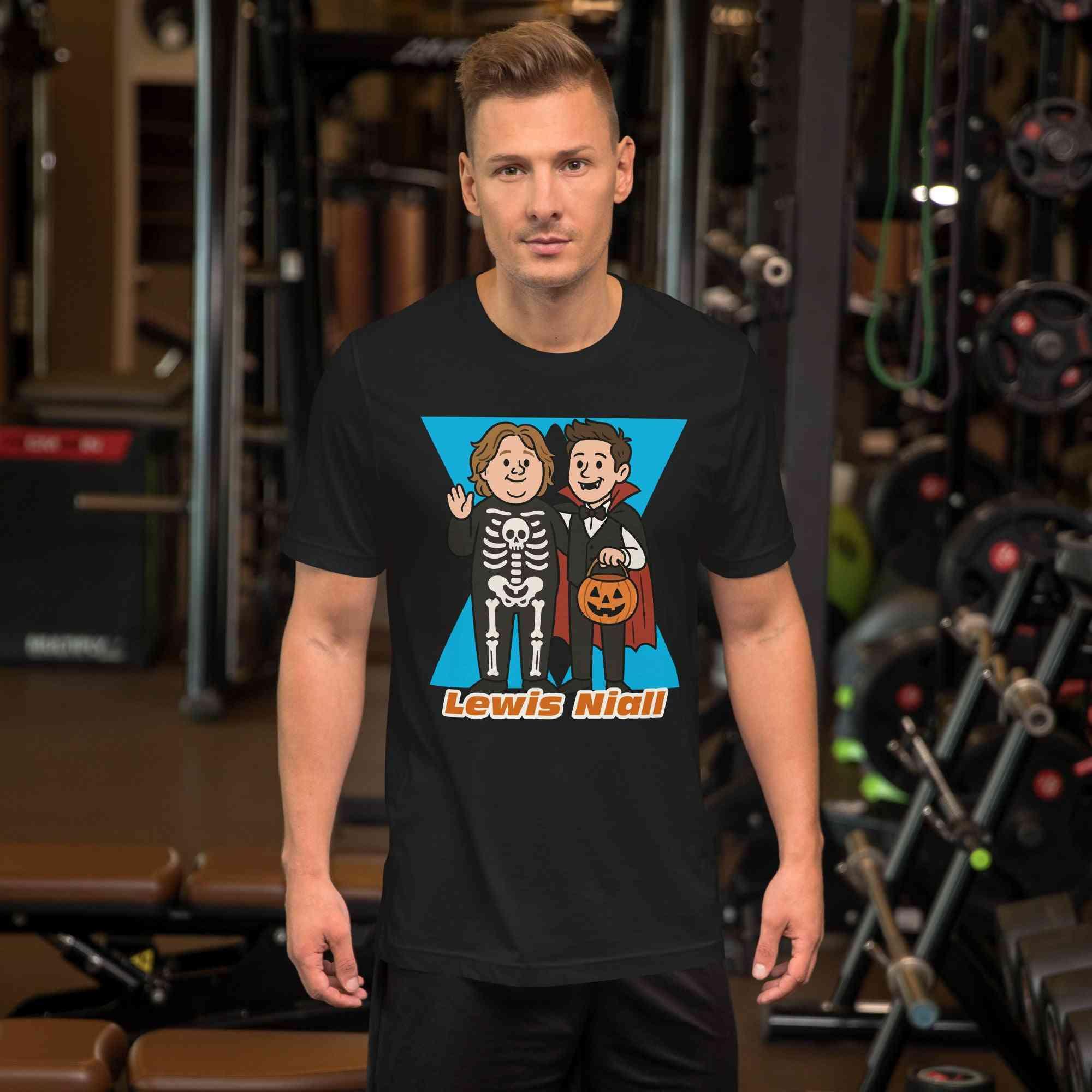 Lewis Capaldi Niall Horan Halloween T-Shirt | Unisex Music Fan Apparel