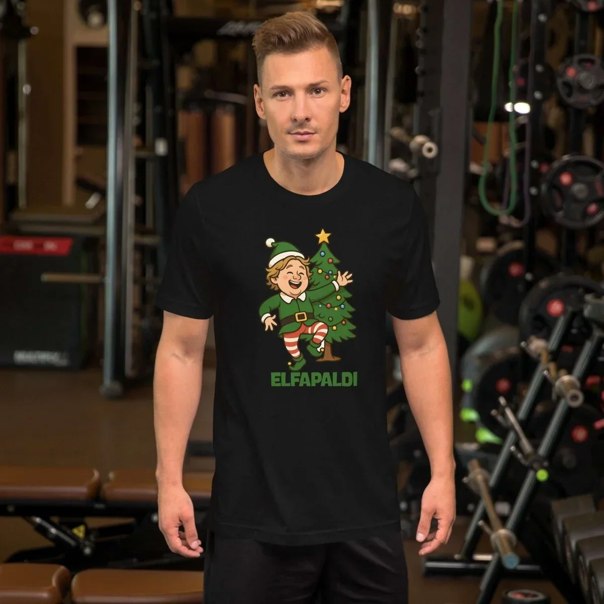 Lewis Capaldi Elfpaldi Christmas T-Shirt | Unisex Festive Graphic Tee