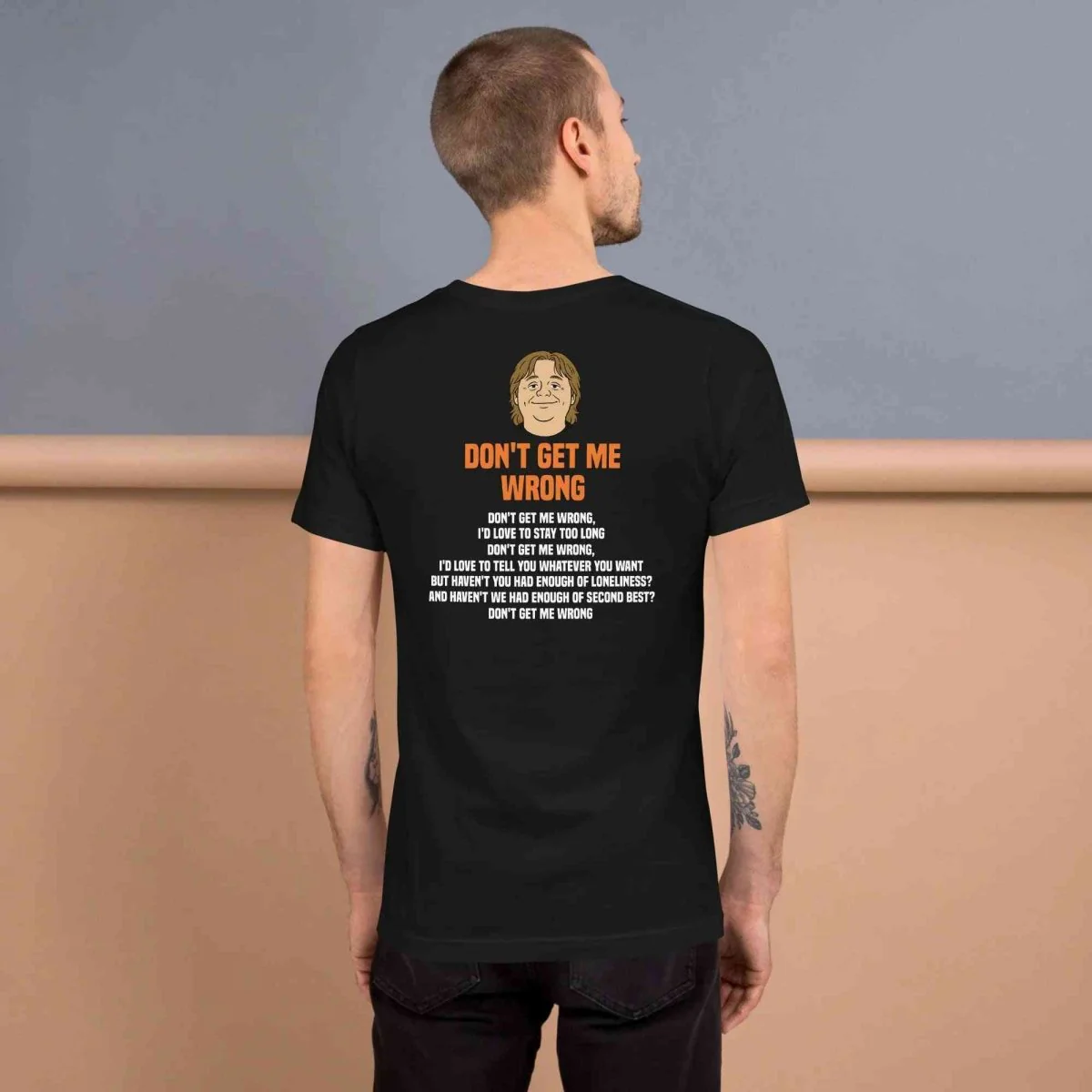 Lewis Capaldi Dont Get Me Wrong Lyrics Shirt | 100% Cotton Unisex Tee by Alcyone213k