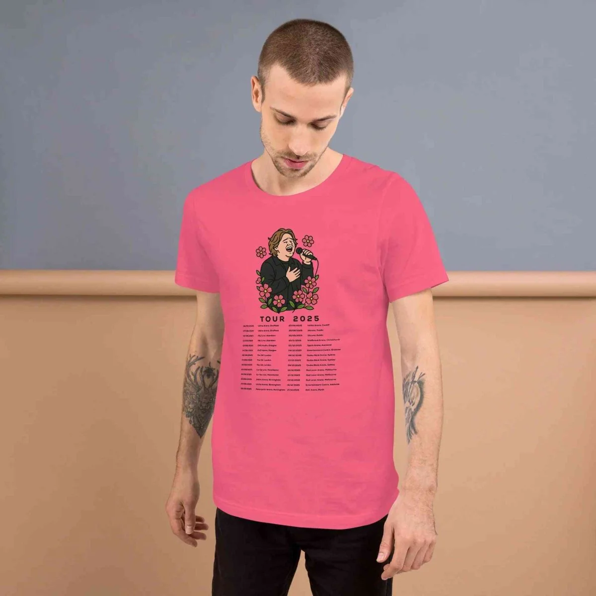 Lewis Capaldi 2025 Tour T-Shirt | Unisex Cotton Concert Merch