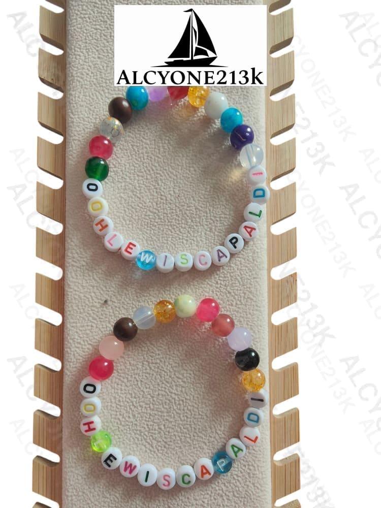 Lewis Capaldi Mystery Bracelets Pack of 10 | Colorful Alphabet Beads