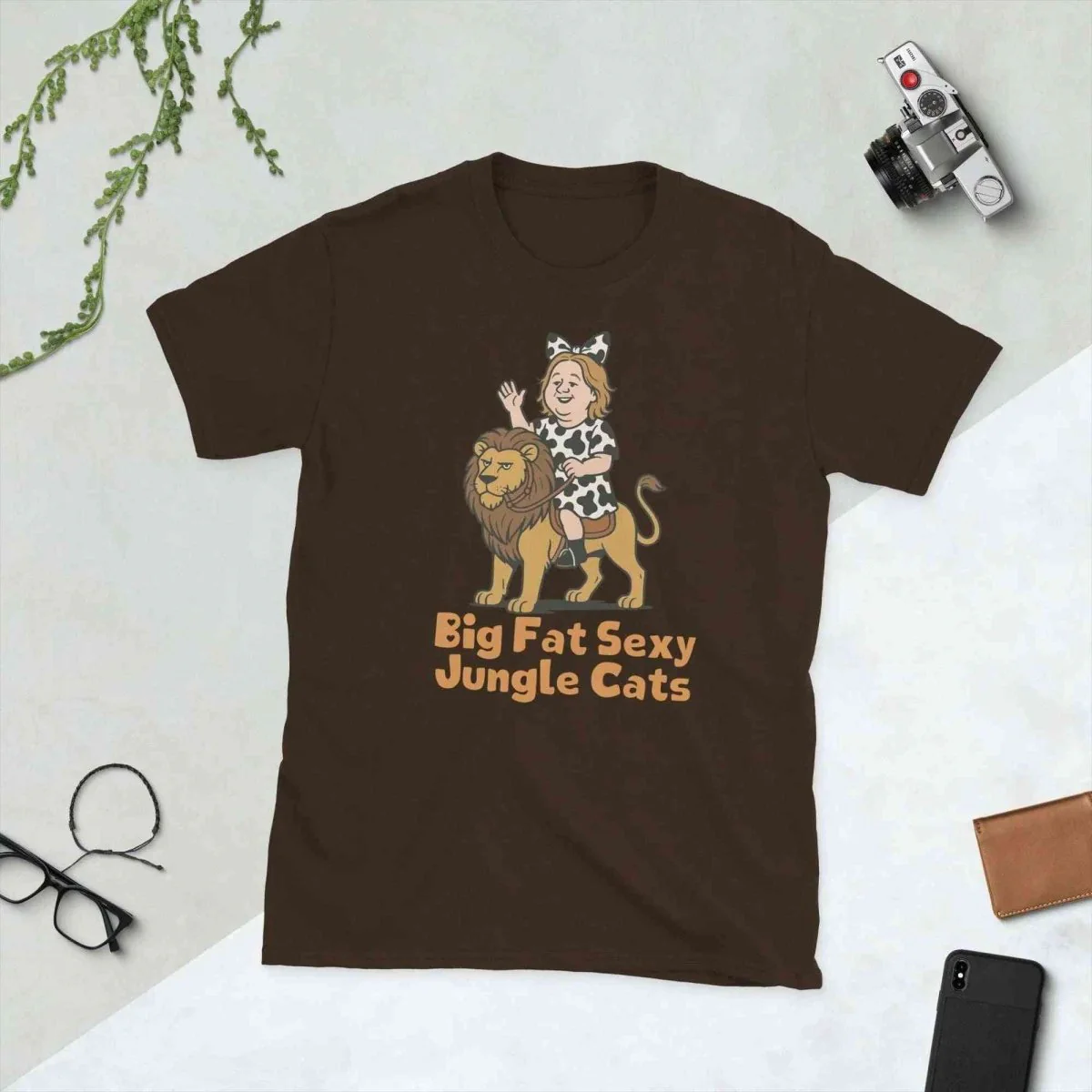 Lewis Capaldi Big Fat Sexy Jungle Cats Cotton Graphic T-Shirt | Unisex Design, Premium Comfort