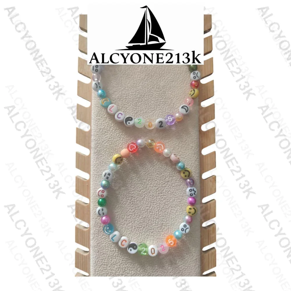 Lewis Capaldi Mystery Bracelets Pack of 10 | Colorful Alphabet Beads