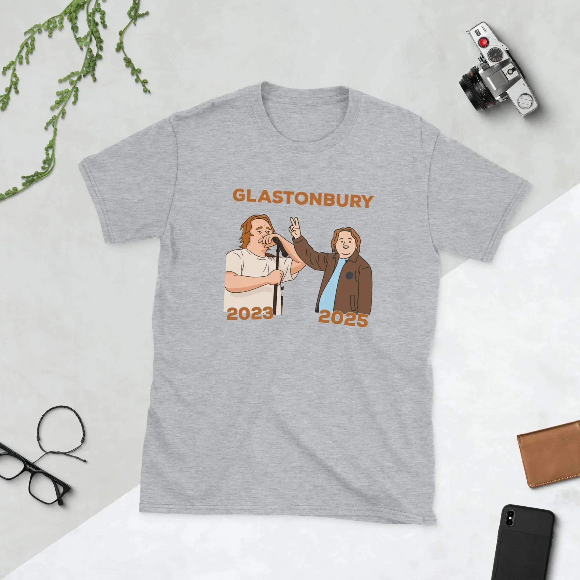 Lewis Capaldi Glastonbury T-Shirt | Sustainable Cotton Unisex Fan Apparel