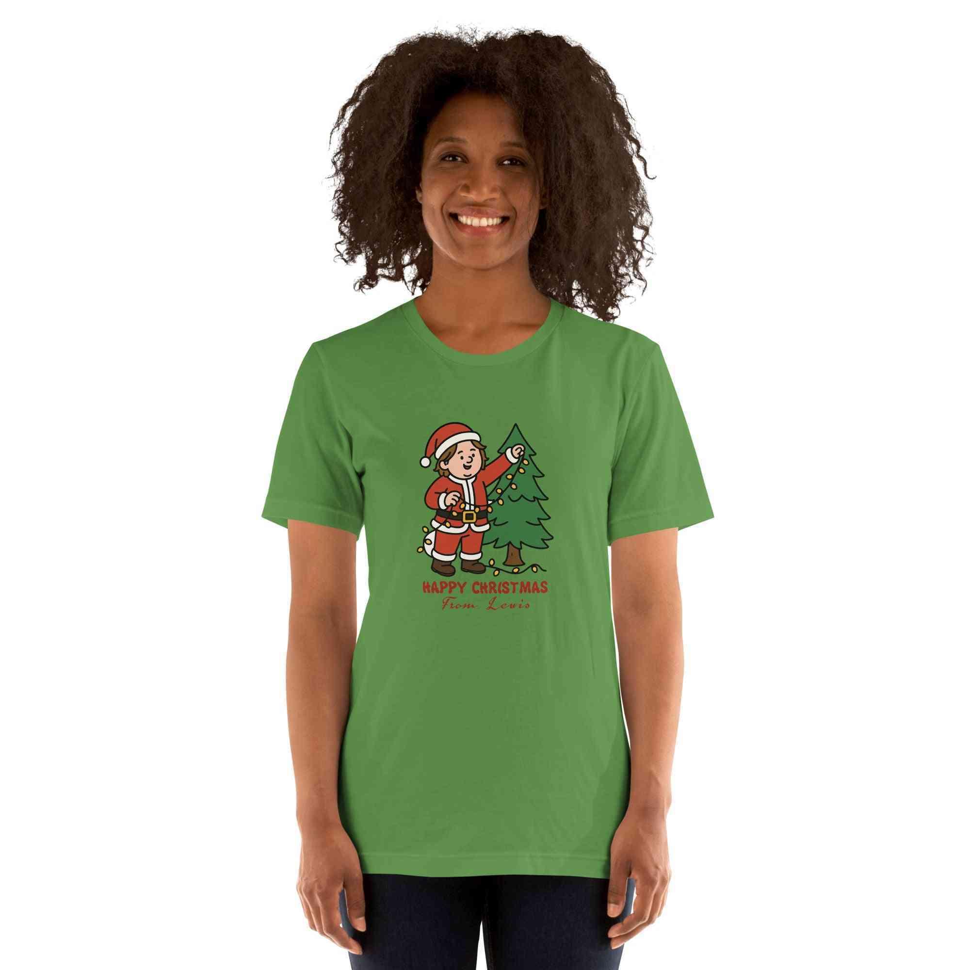 Lewis Capaldi Christmas T-Shirt | Unisex Organic Cotton Festive Tee