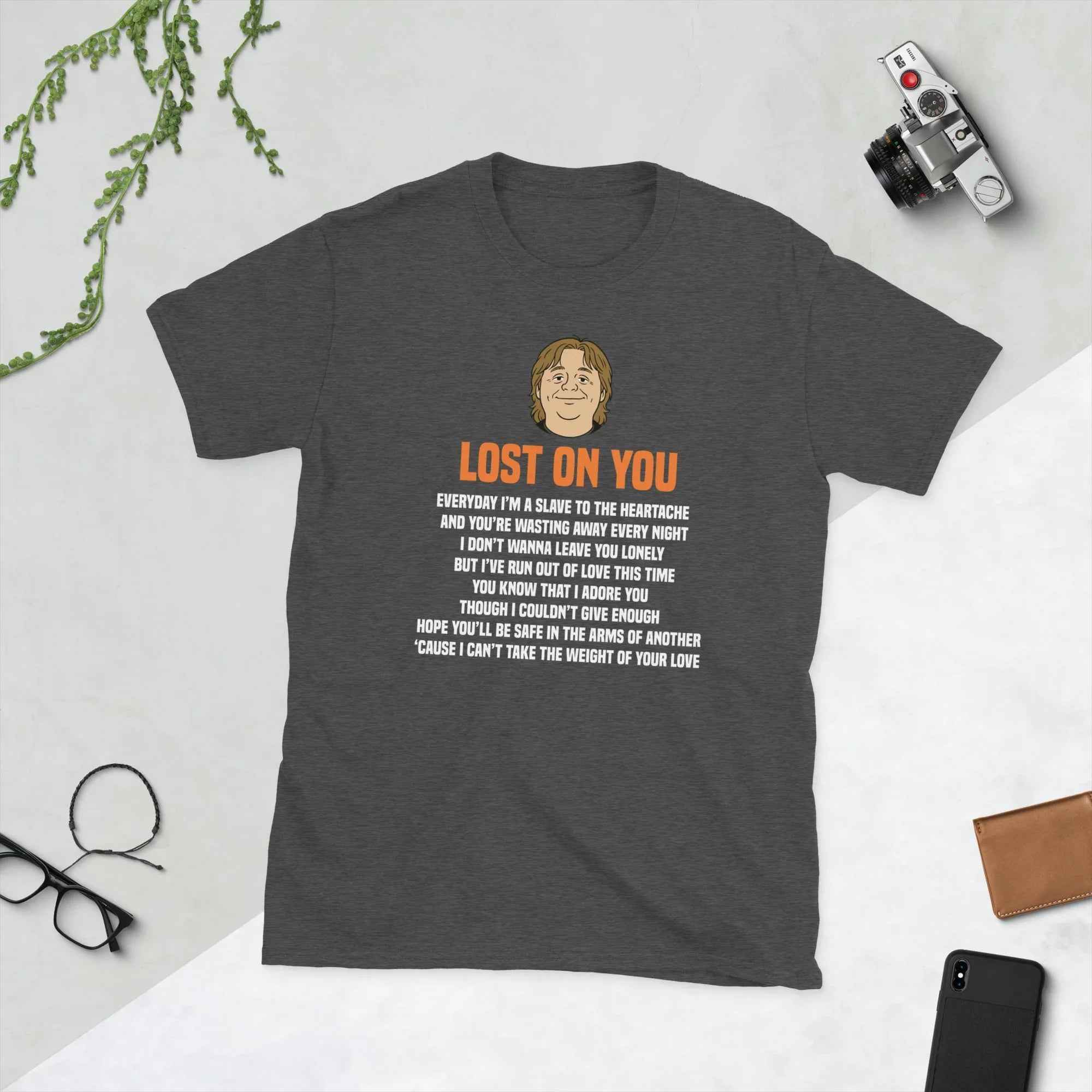 Lewis Capaldi Lost On You T-Shirt | Unisex Cotton Tee with Lyrics
