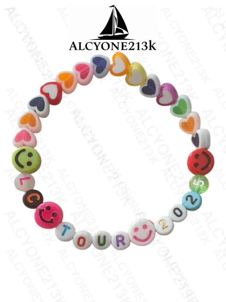Lewis Capaldi Mystery Bracelets Pack of 10 | Colorful Alphabet Beads