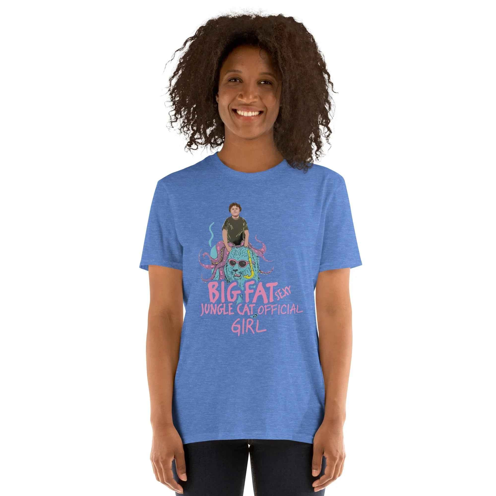 Lewis Capaldi T-Shirt | Big Fat Sexy Jungle Cats Graphic Tee for Girls | Premium Cotton
