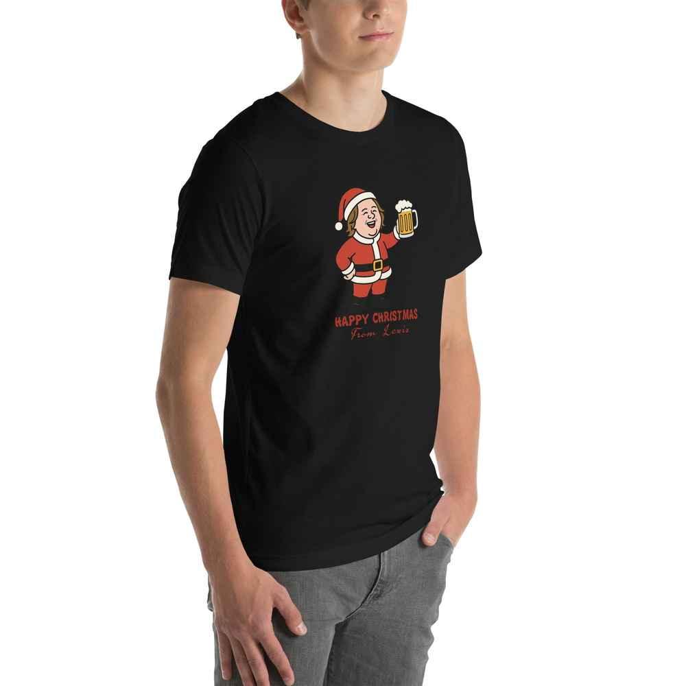 Lewis Capaldi Unisex Cotton T-Shirt | Graphic Christmas Tee