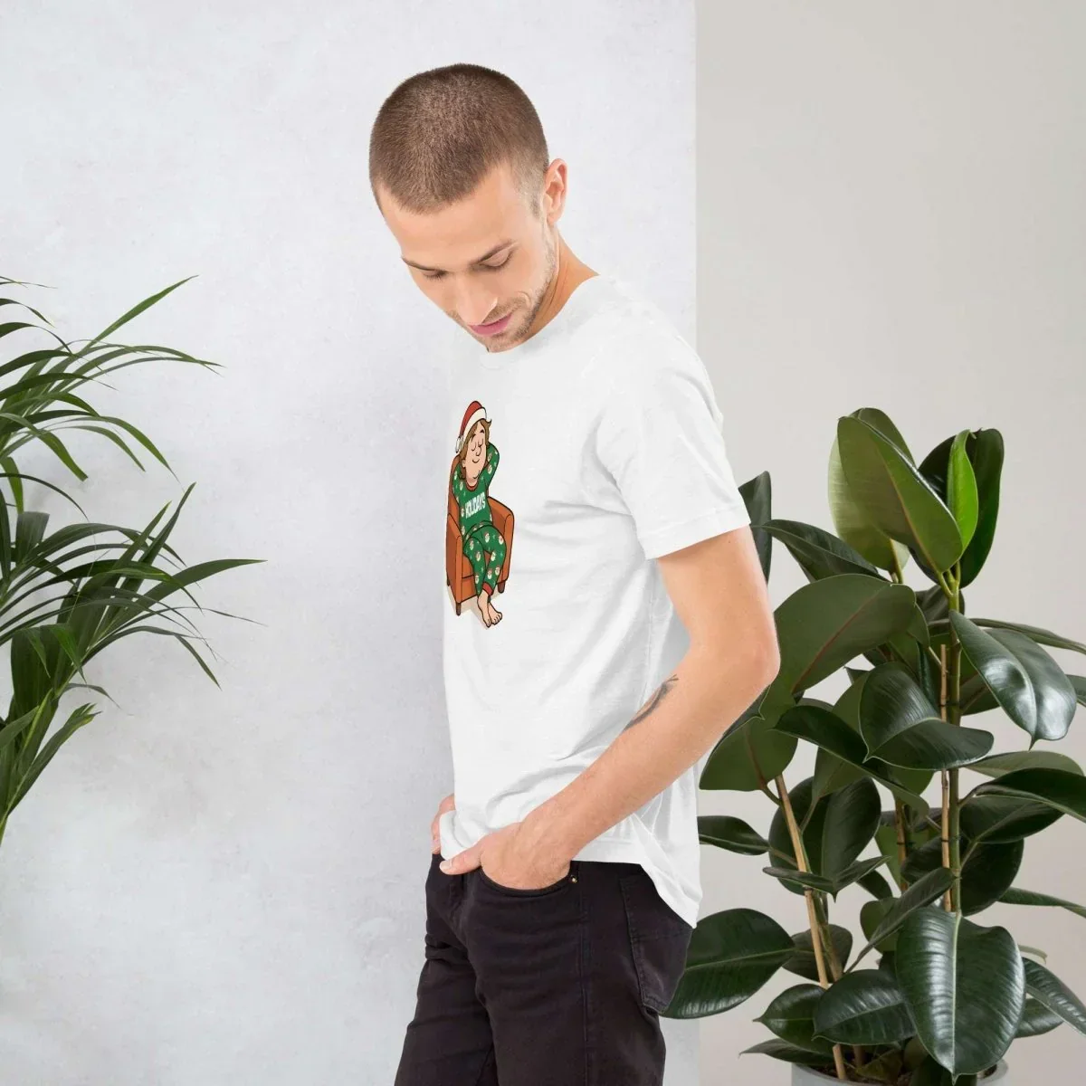 Lewis Capaldi Organic Cotton Christmas T-Shirt | Unisex Festive Apparel