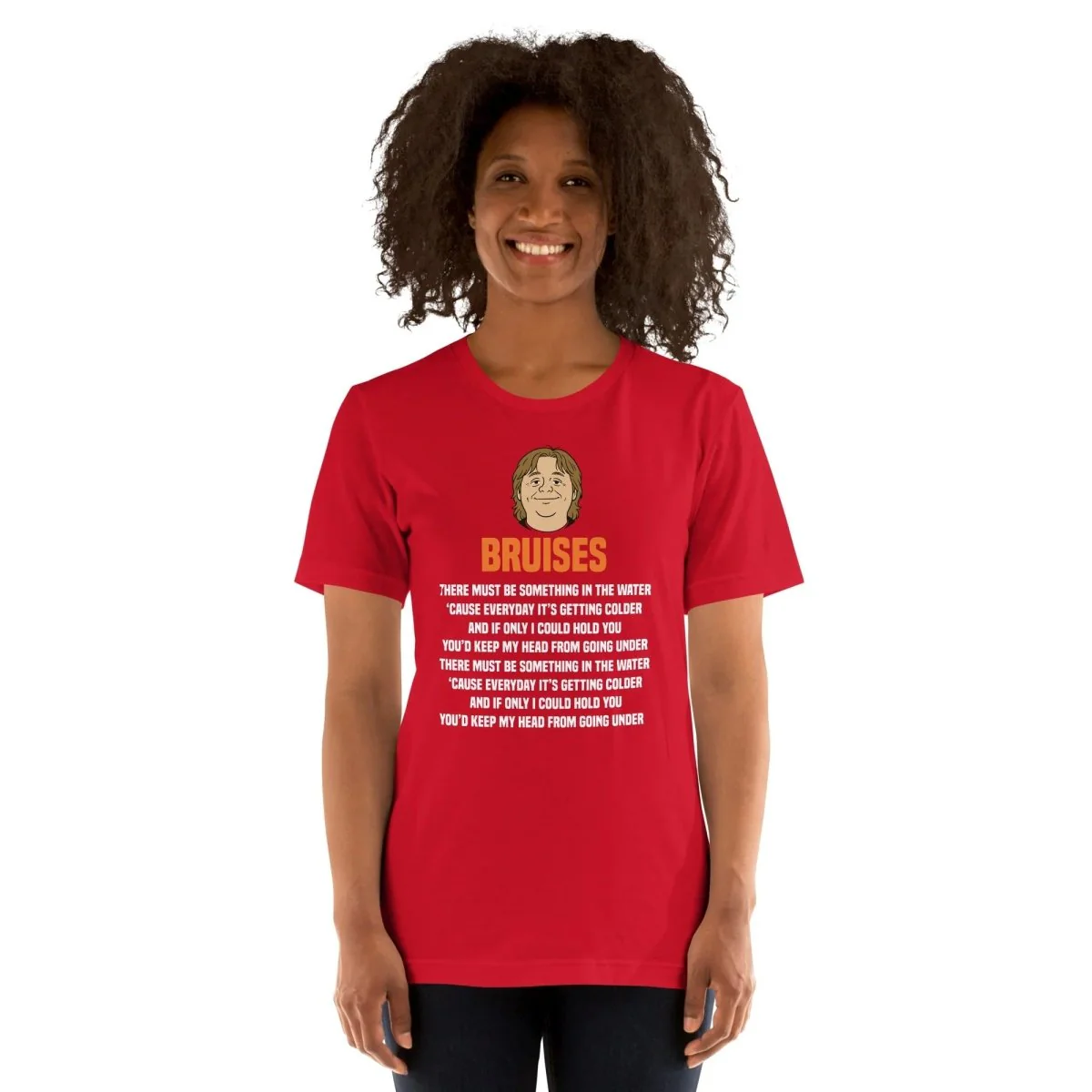 Lewis Capaldi Bruises T-Shirt | Unisex Fan Apparel with Lyrics