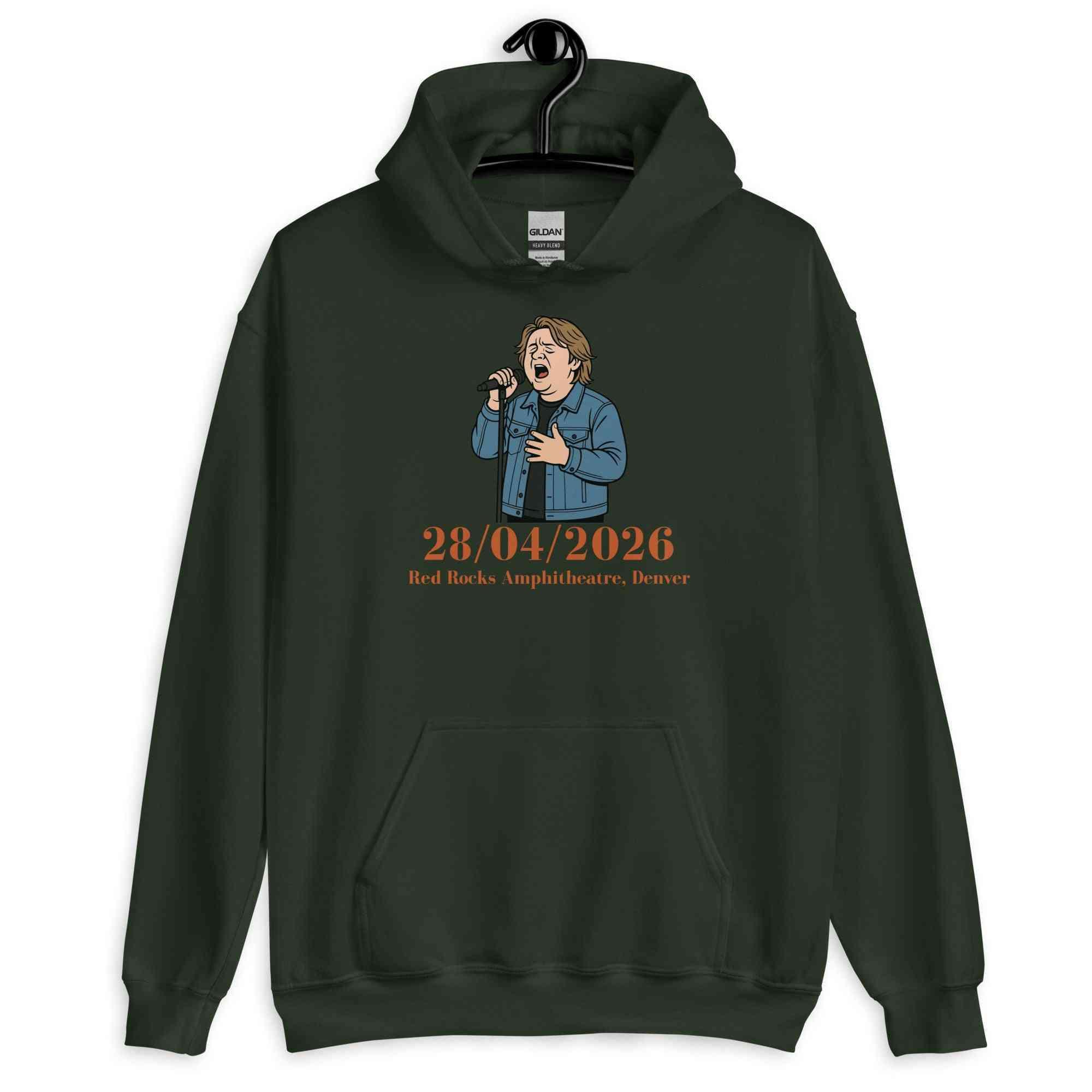 Lewis Capaldi Tour Hoodie 2026 | Unisex Black Cotton-Poly Blend