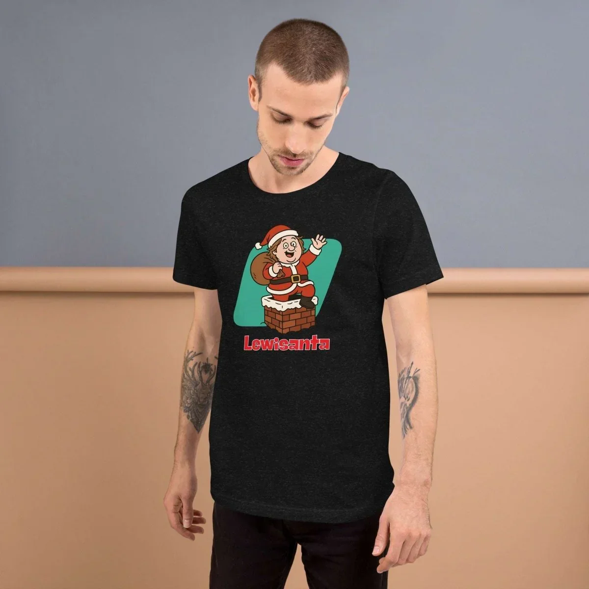 Lewis Capaldi Christmas T-Shirt | Unisex Sustainable Fan Apparel