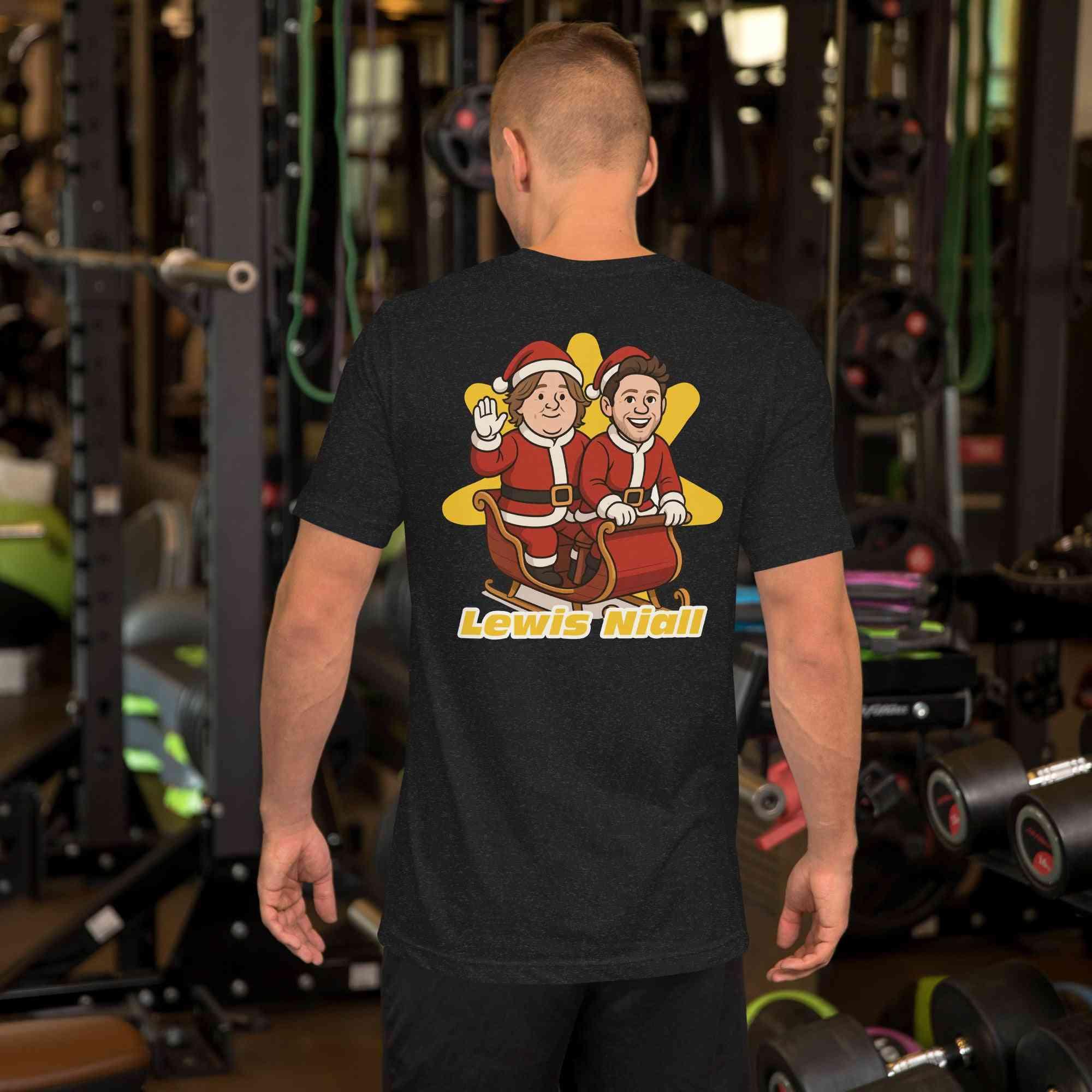 Lewis Capaldi & Niall Horan Christmas T-Shirt - Unisex Cotton Holiday Tee