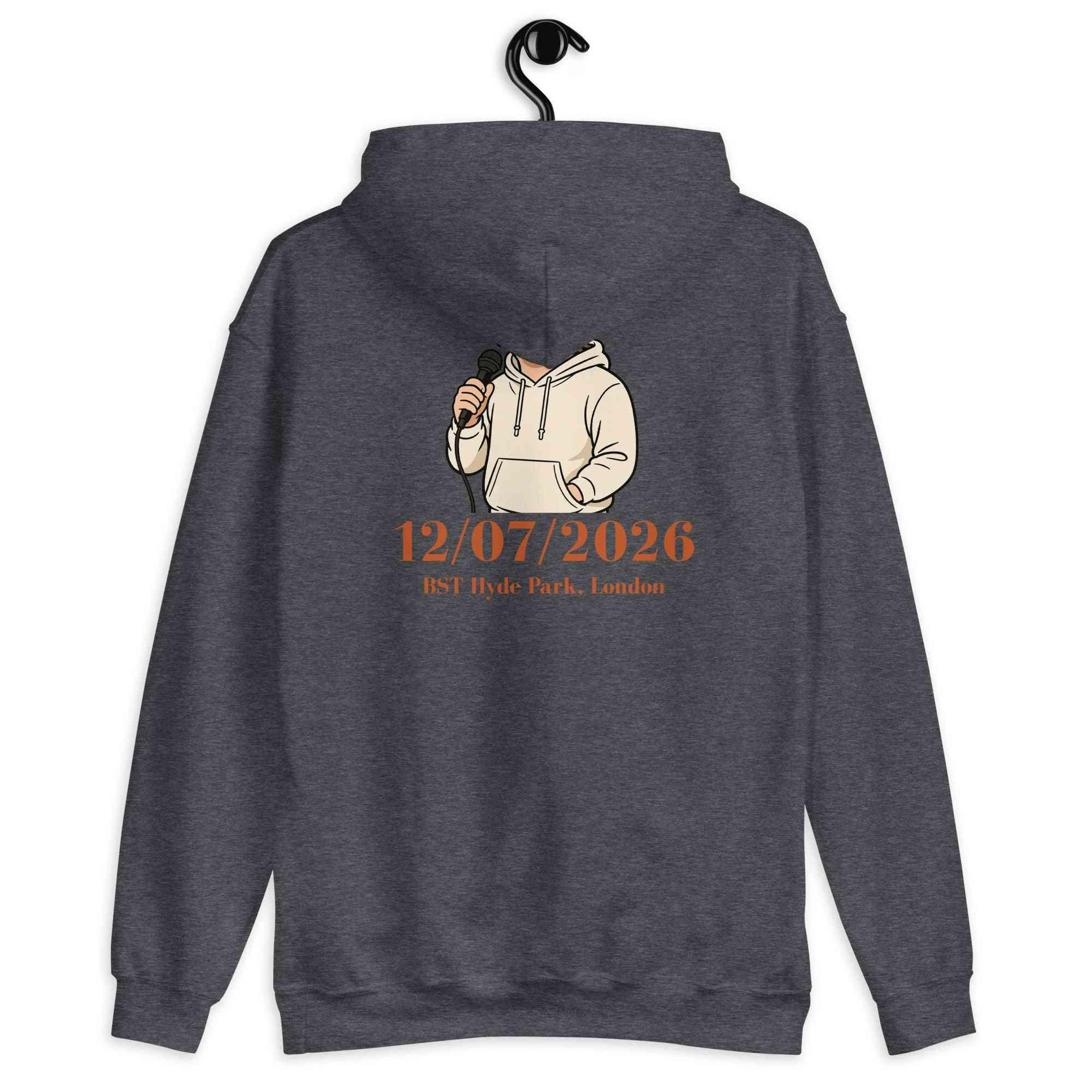 Lewis Capaldi 2026 Tour Hoodie - Unisex Black Sustainable Sweatshirt