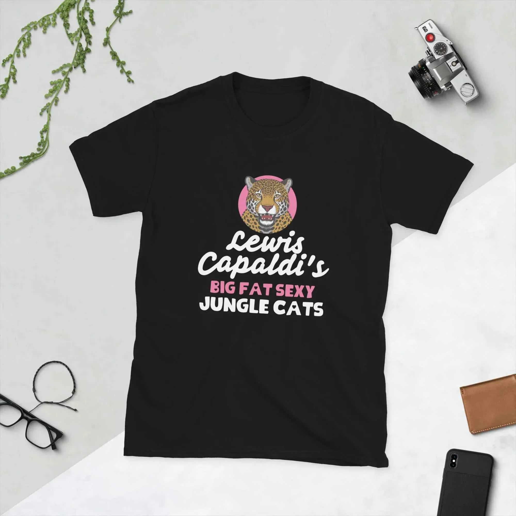 Lewis Capaldi Jungle Cats Graphic Tee - Eco-Friendly Music Merchandise Apparel