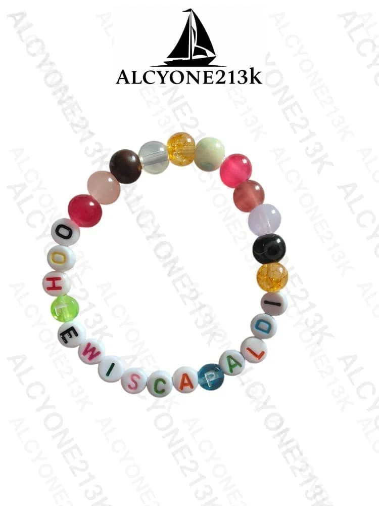 Lewis Capaldi Mystery Bracelets Pack of 10 | Colorful Alphabet Beads