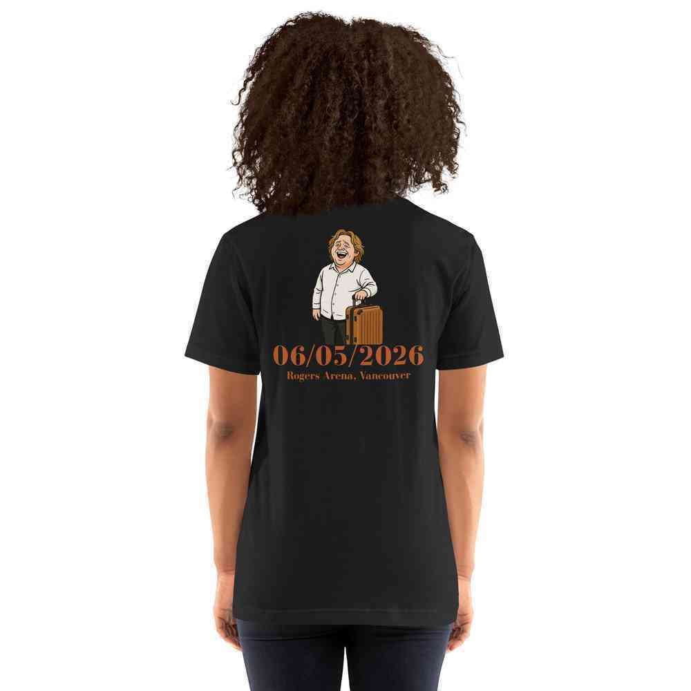 Lewis Capaldi 2026 Tour T-Shirt - Unisex Cotton Tee - Black