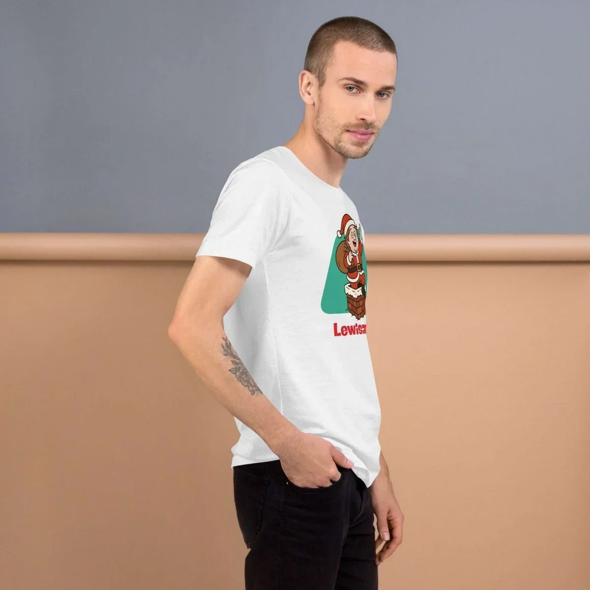 Lewis Capaldi Christmas T-Shirt | Unisex Sustainable Fan Apparel