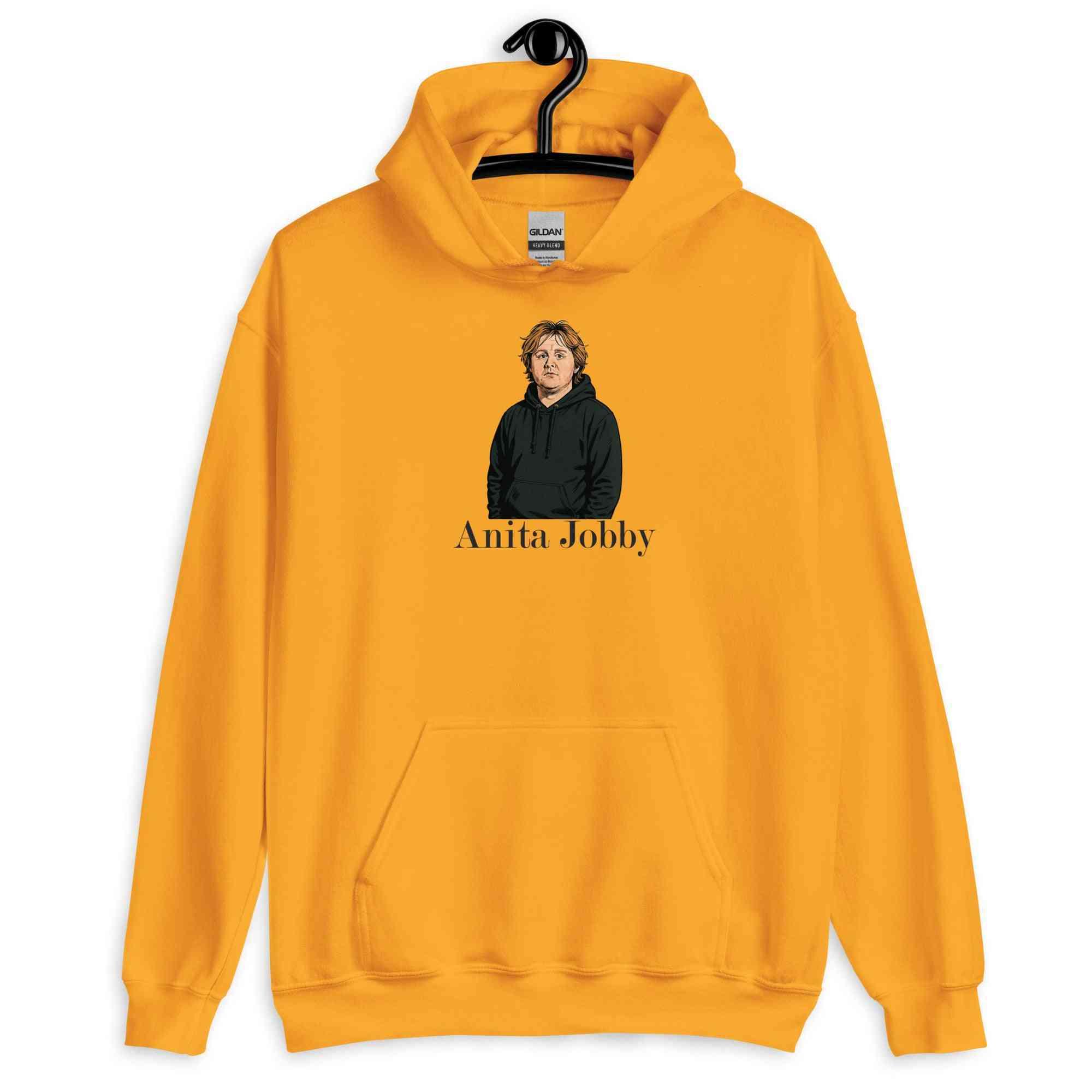 Lewis Capaldi Hoodie | Anita Jobby Graphic | Bold Red Unisex