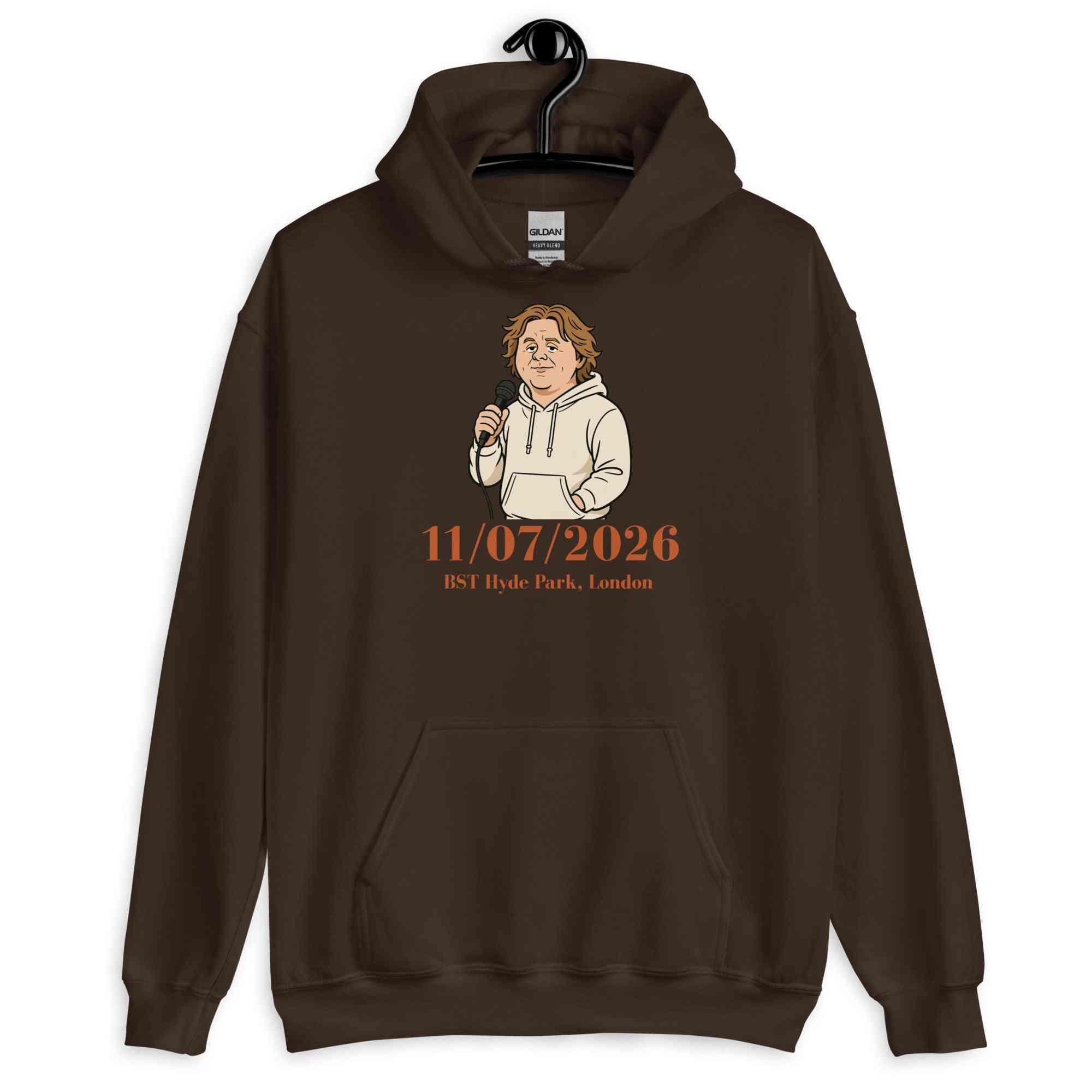 Lewis Capaldi Tour Hoodie 2026 | Unisex Black Cotton Blend