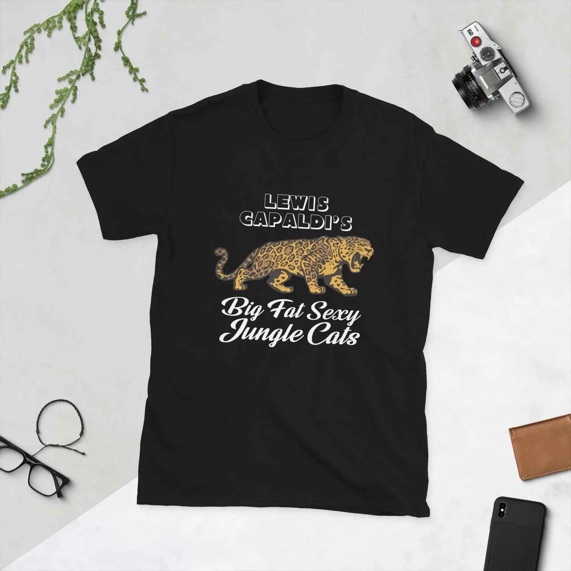 Lewis Capaldi Fan Apparel: Eco-Friendly Jungle Cats T-Shirt | Stylish Cotton Concert Tee