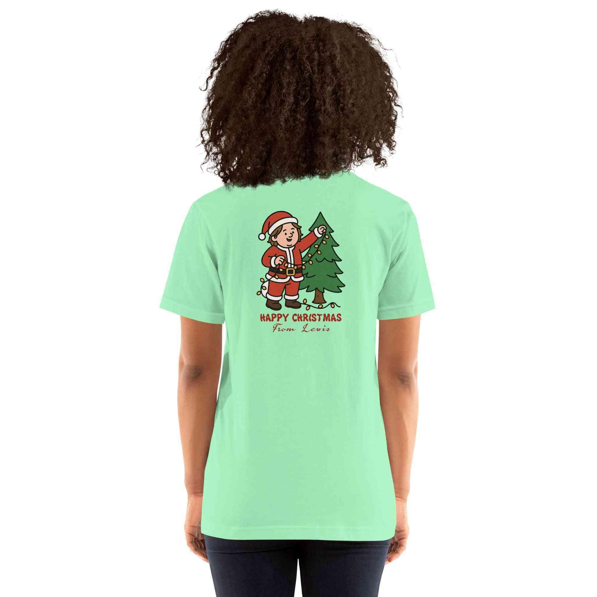 Lewis Capaldi Christmas T-Shirt | Unisex Organic Cotton Festive Tee