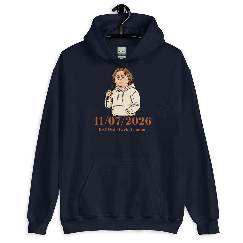 Lewis Capaldi Tour Hoodie 2026 | Unisex Black Cotton Blend