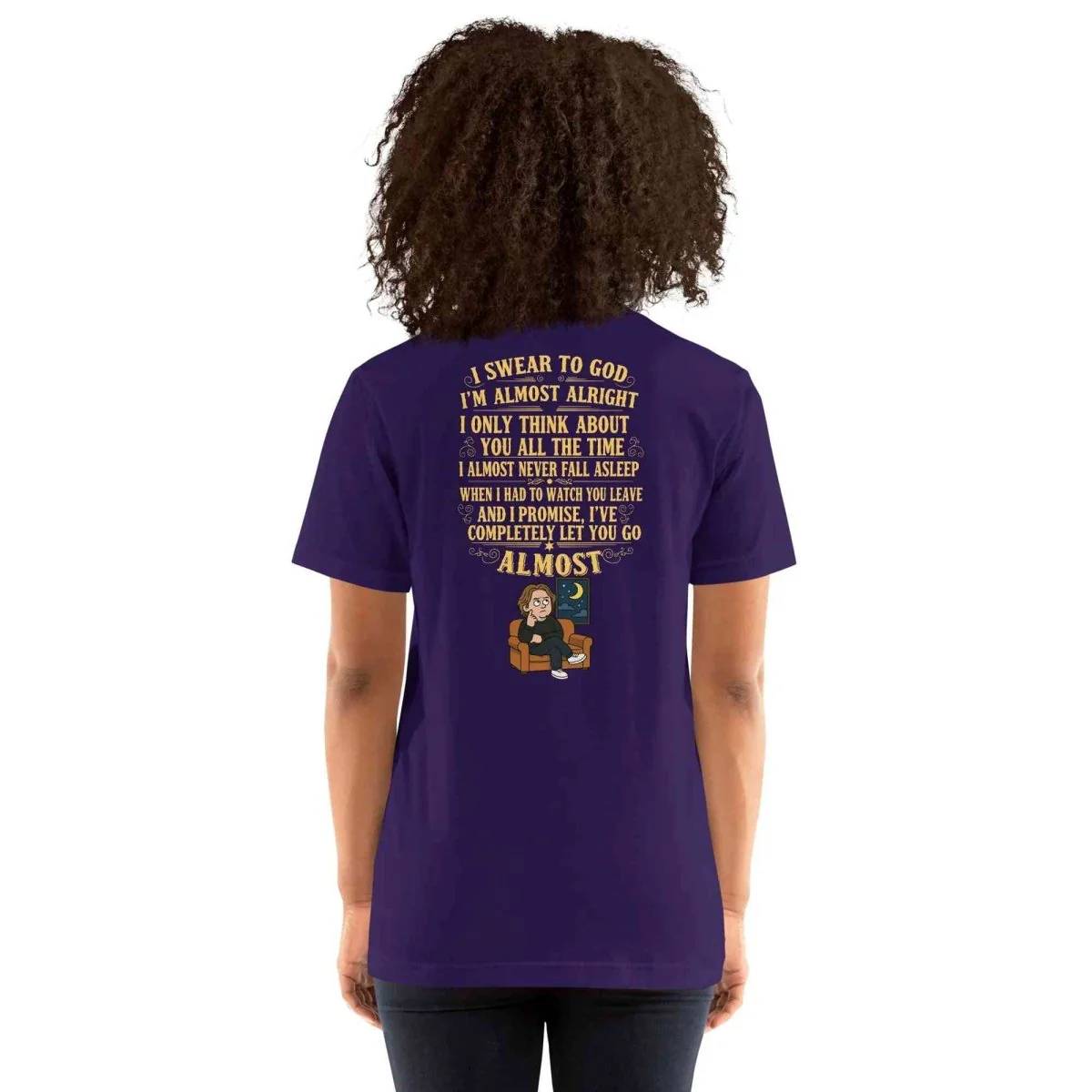 Lewis Capaldi Almost Lyrics Shirt | Unisex T-Shirt for Fans of Emotional Music
