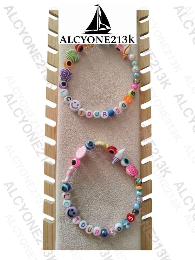 Lewis Capaldi Mystery Bracelets Pack of 10 | Colorful Alphabet Beads