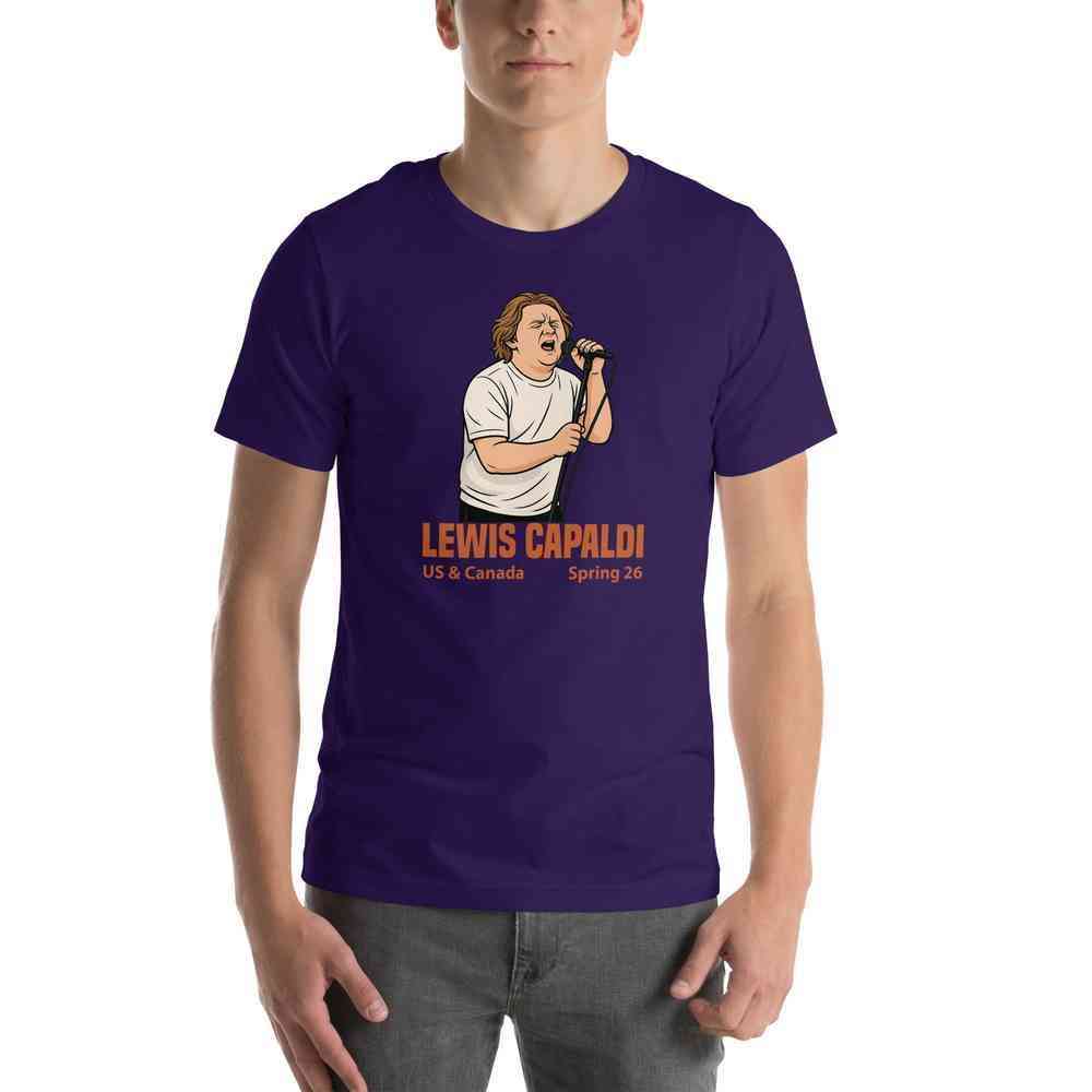 Lewis Capaldi Tour 2026 T-Shirt | Unisex Cotton Fan Tee