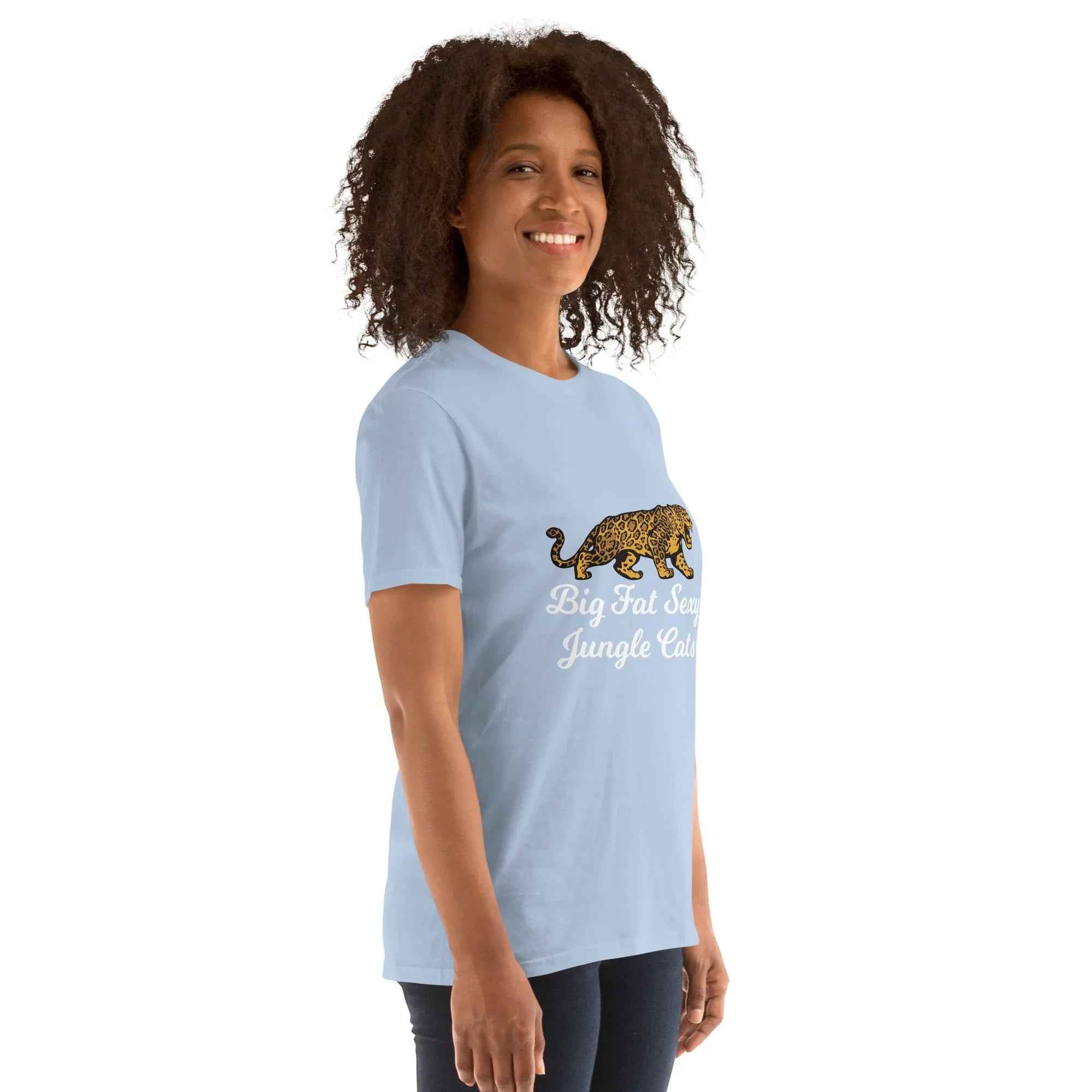 Unisex Jungle Cats T-Shirt by Alcyone213k �C Subtle Comfort with Bold Big Fat Sexy Design