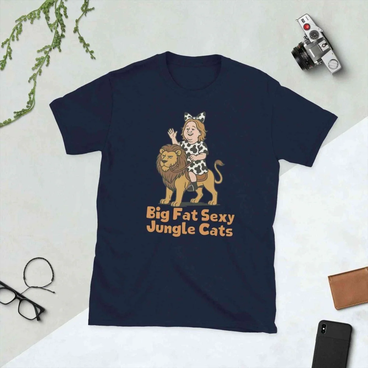 Lewis Capaldi Big Fat Sexy Jungle Cats Cotton Graphic T-Shirt | Unisex Design, Premium Comfort