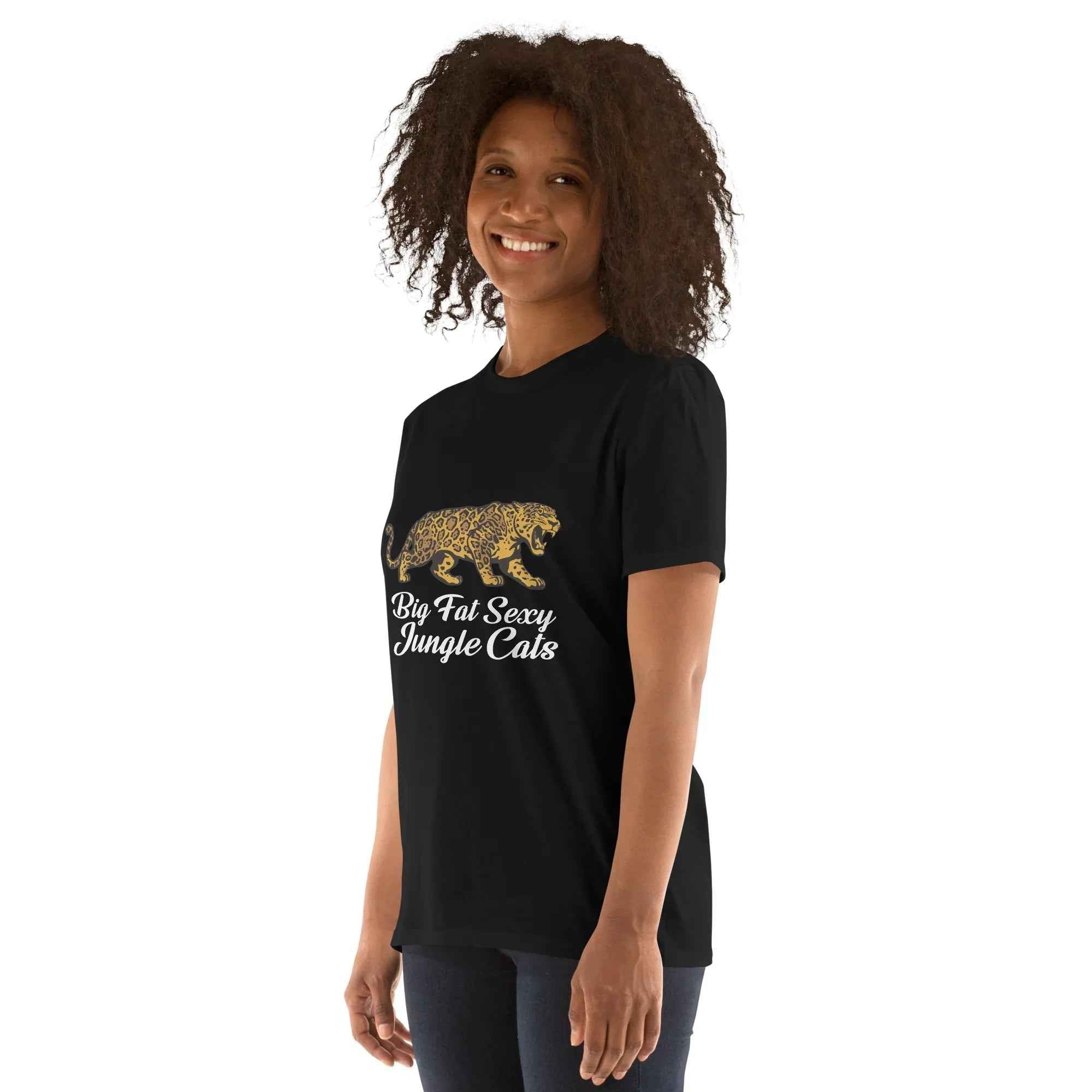 Lewis Capaldi Fan Apparel: Big Fat Sexy Jungle Cats Unisex Cotton T-Shirt for Music Lovers