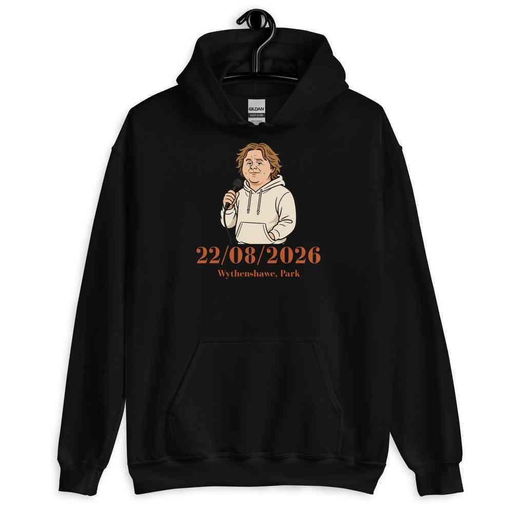 Lewis Capaldi 2026 Tour Black Hoodie �C Official Concert Merchandise