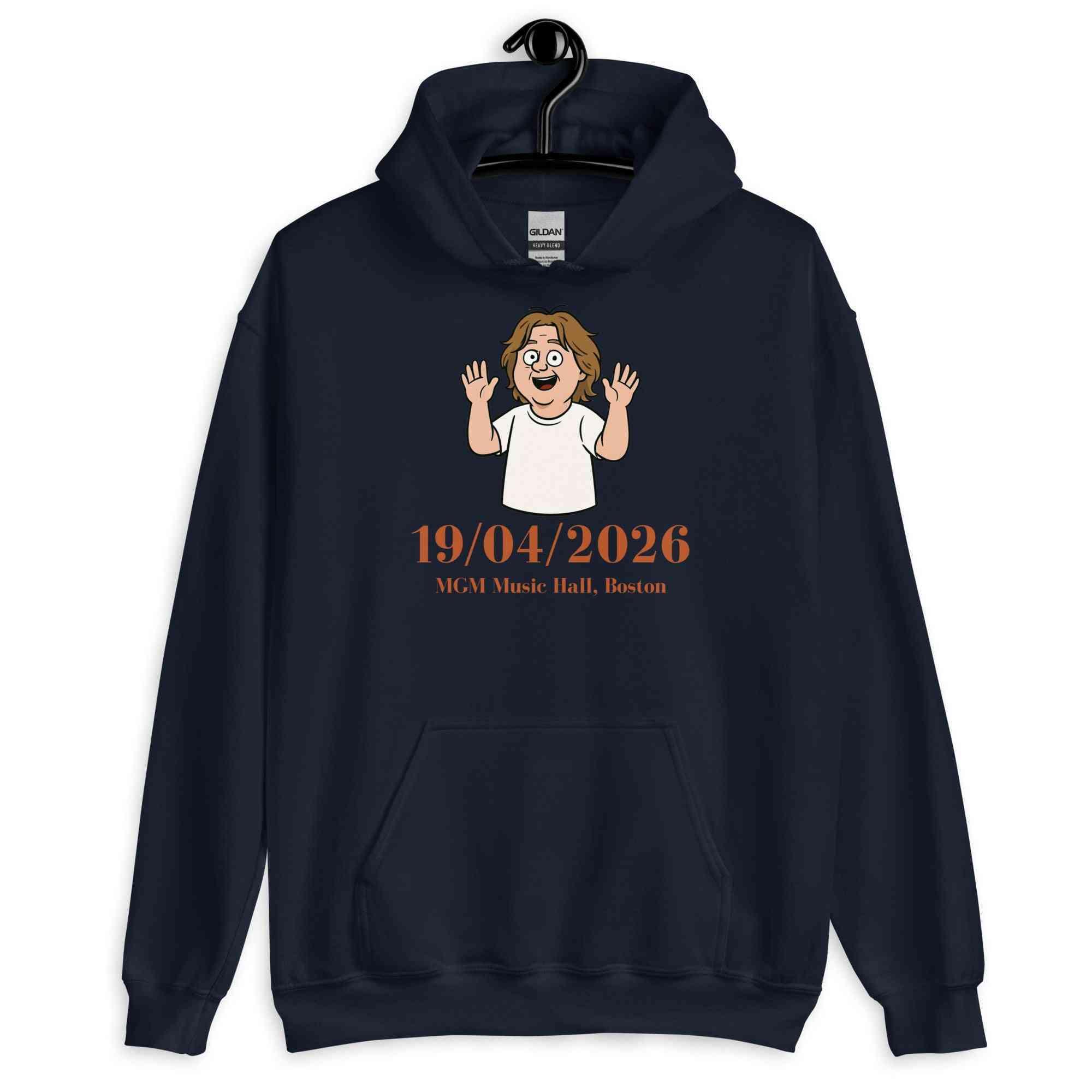 Lewis Capaldi Tour 2026 Hoodie | Black Unisex Concert Merch