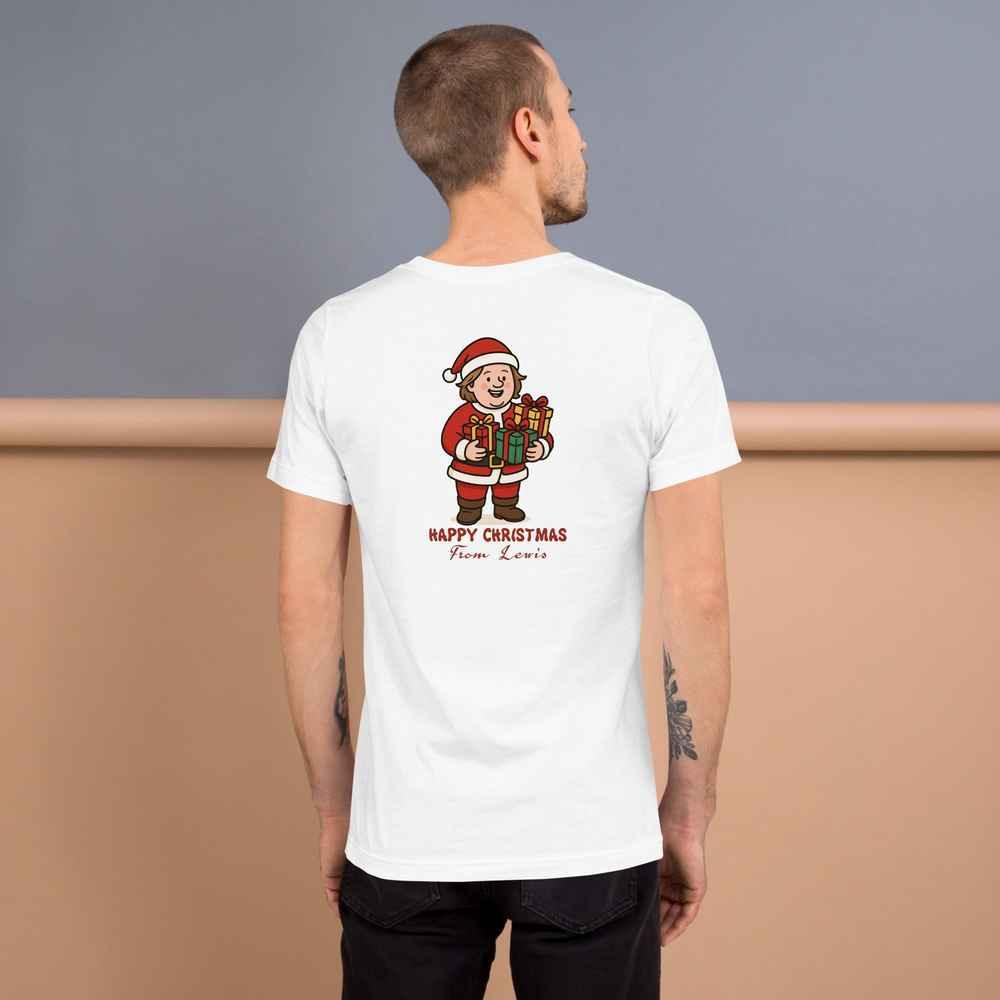Lewis Capaldi Unisex Cotton T-Shirt | Graphic Christmas Tee