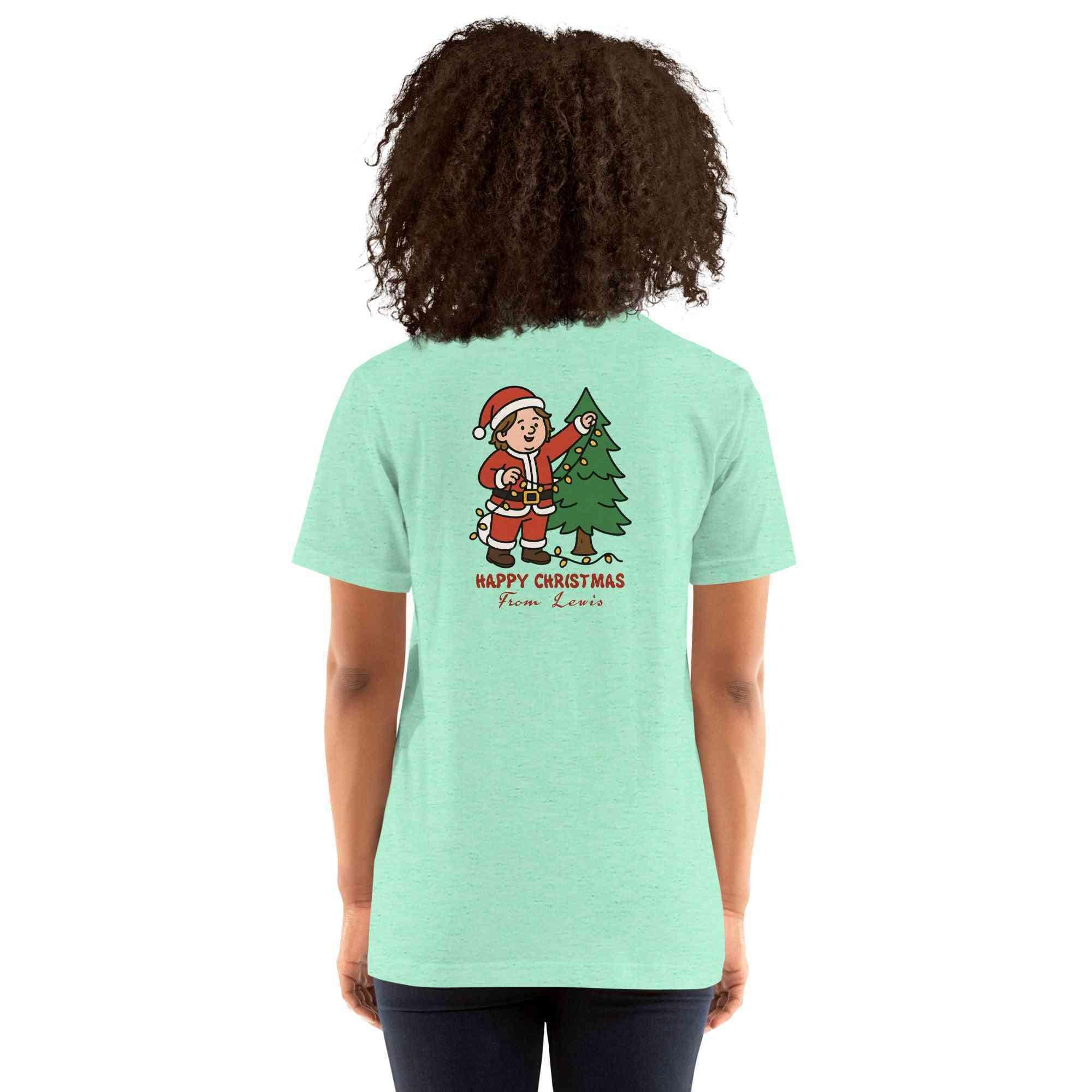 Lewis Capaldi Christmas T-Shirt | Unisex Organic Cotton Festive Tee