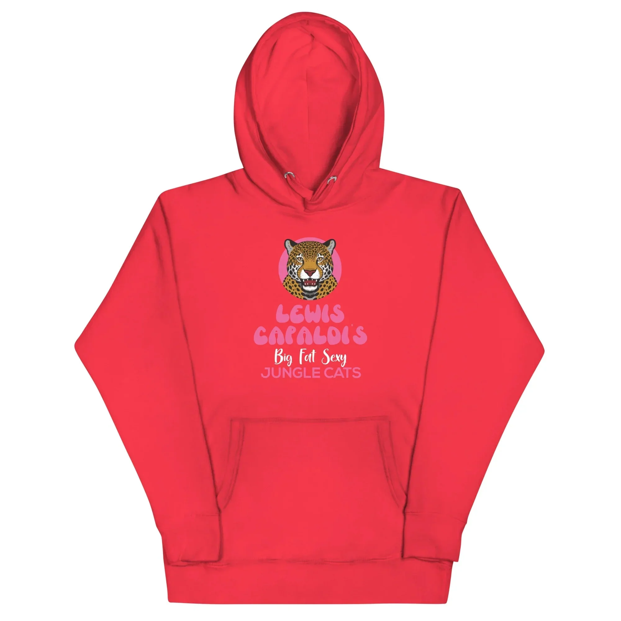 Lewis Capaldi Hoodie - Big Fat Sexy Jungle Cats Graphic Print Unisex