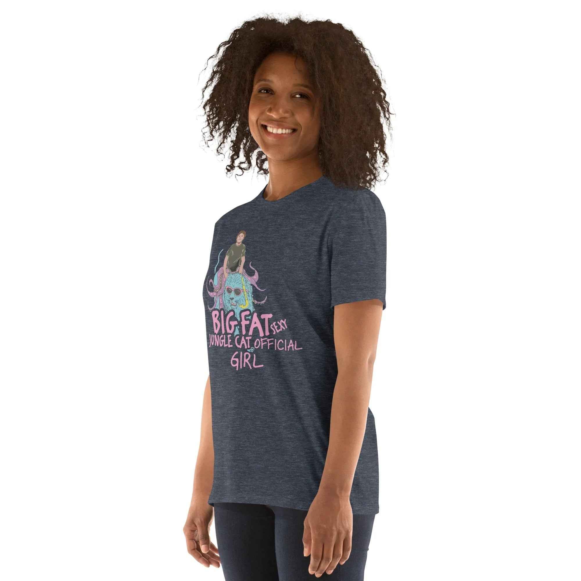 Lewis Capaldi T-Shirt | Big Fat Sexy Jungle Cats Graphic Tee for Girls | Premium Cotton