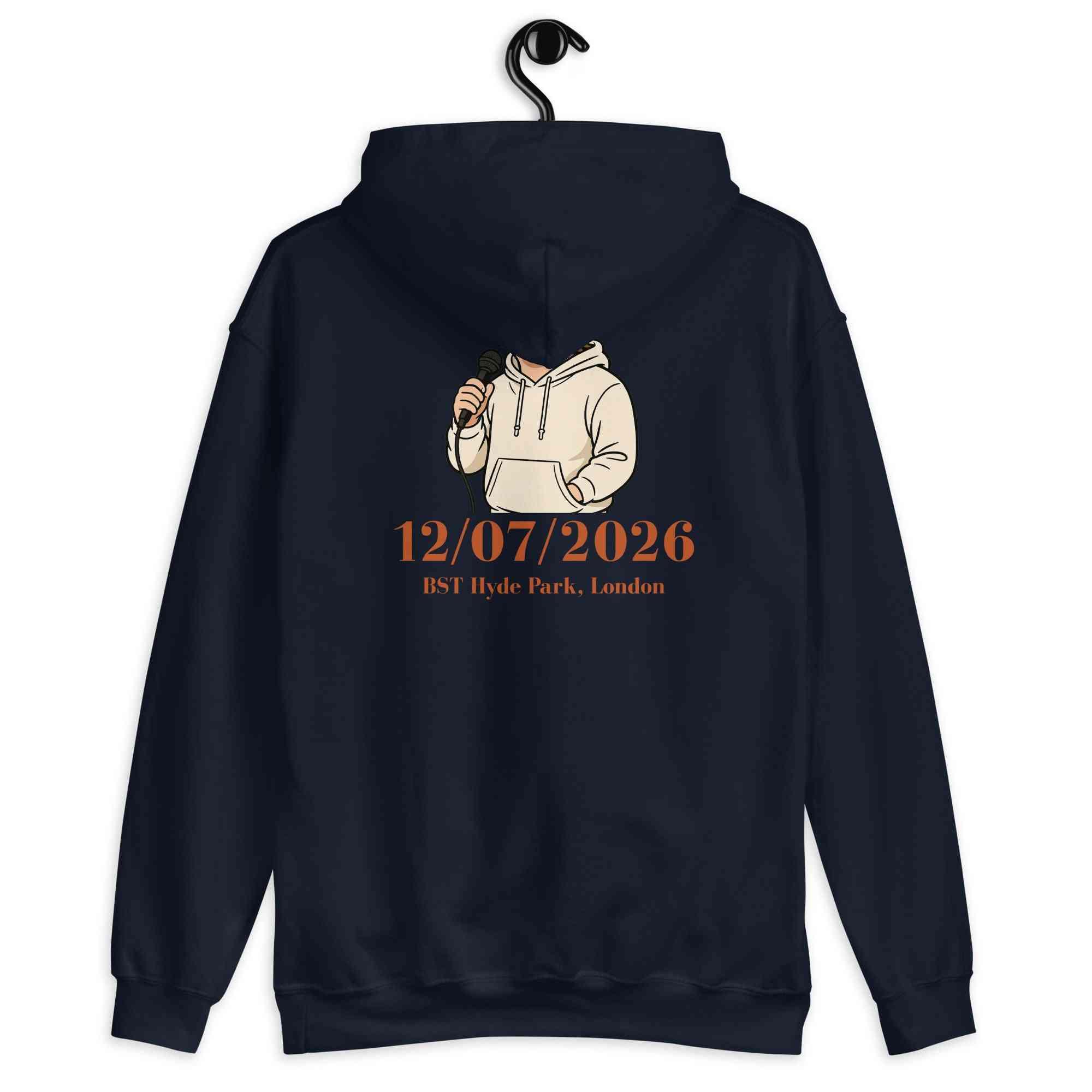 Lewis Capaldi 2026 Tour Hoodie - Unisex Black Sustainable Sweatshirt