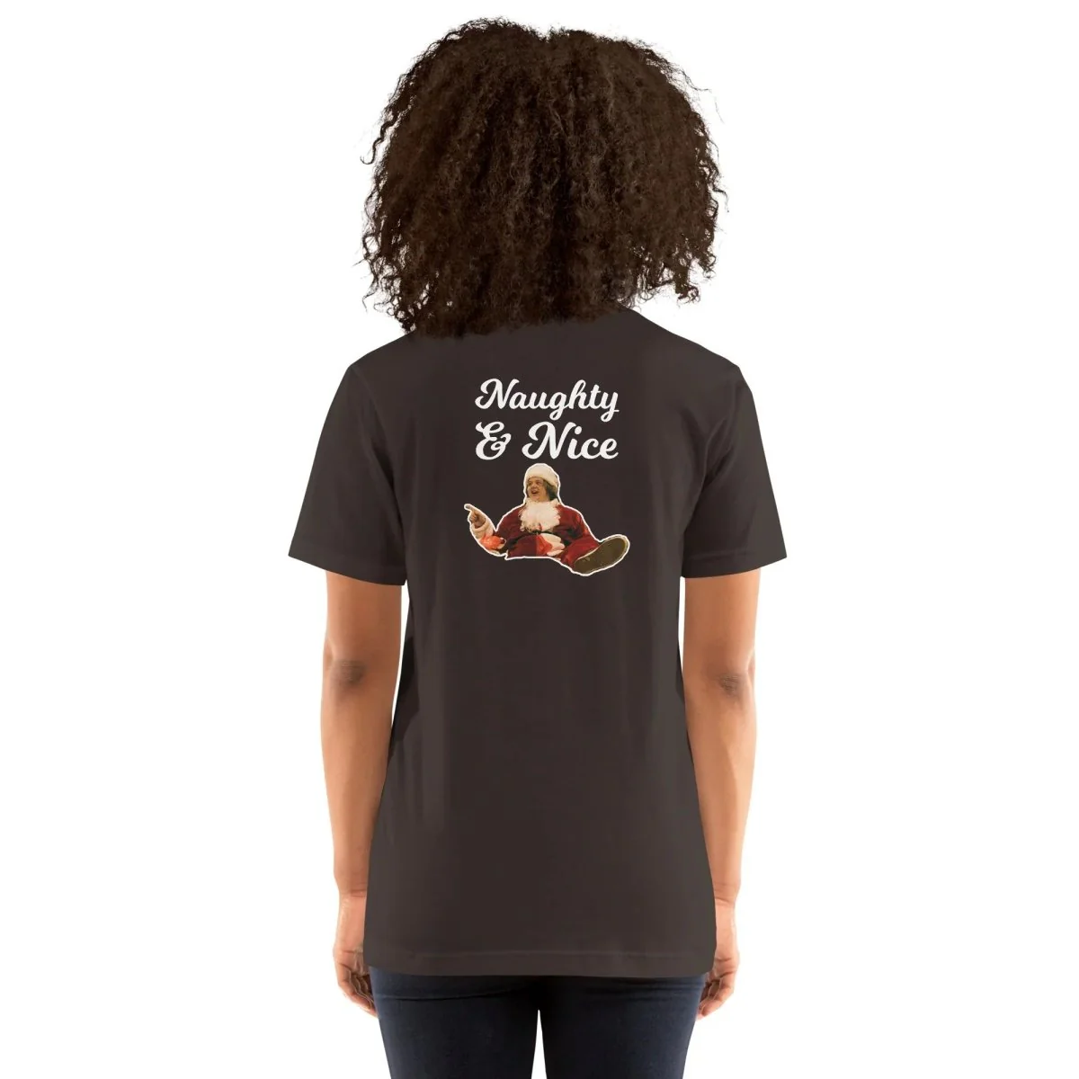 Lewis Capaldi Christmas T-Shirt | Naughty & Nice Unisex Eco-Friendly Tee