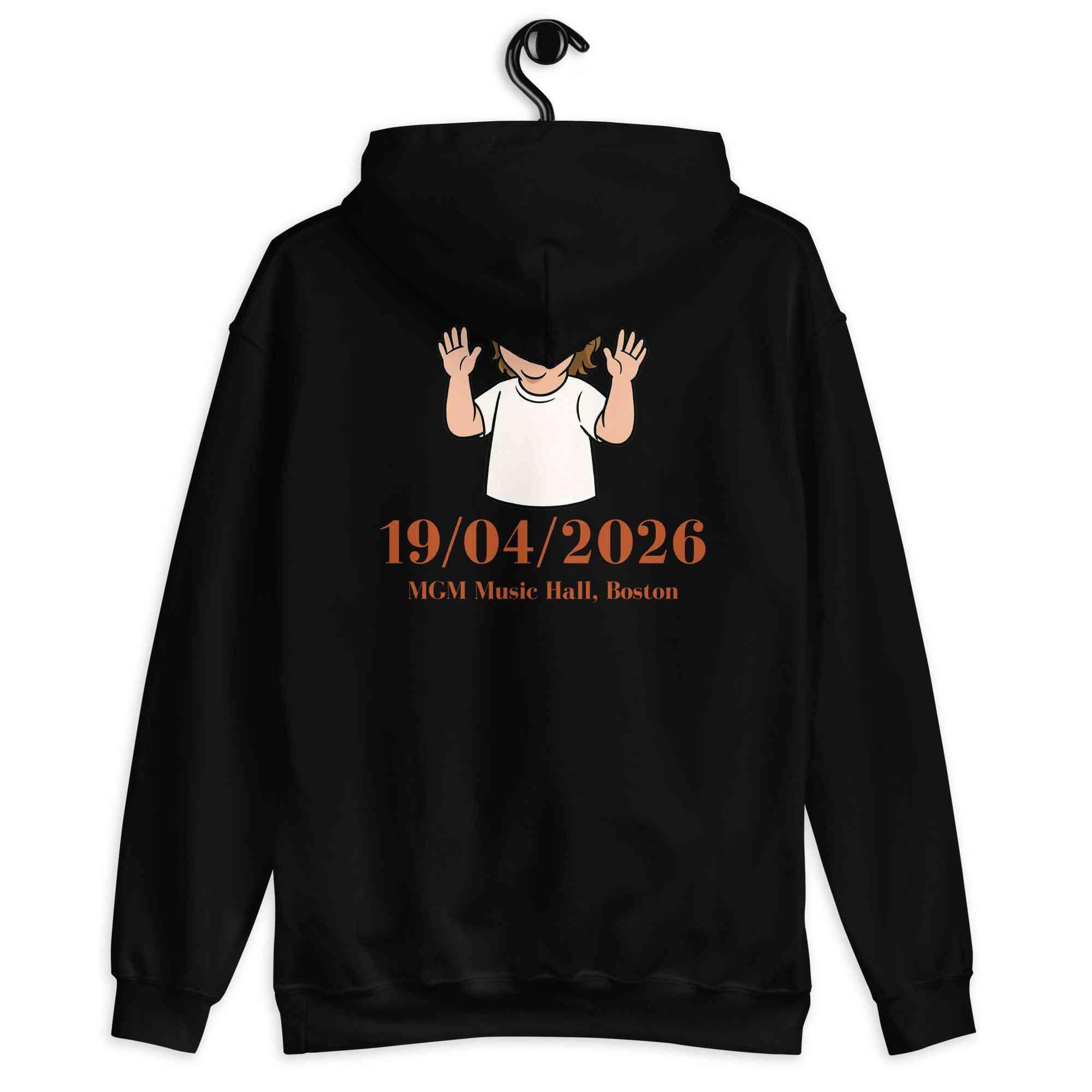 Lewis Capaldi Tour 2026 Hoodie | Black Unisex Concert Merch