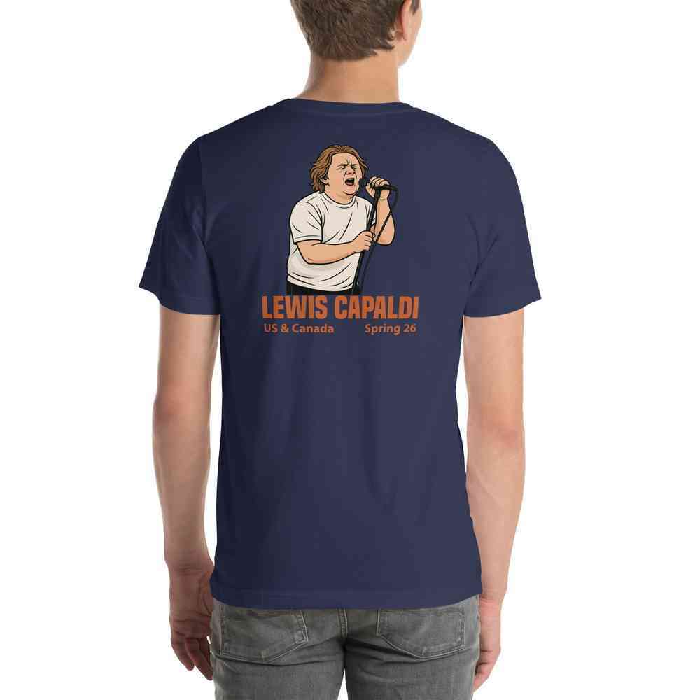 Lewis Capaldi Tour 2026 T-Shirt | Unisex Cotton Fan Tee