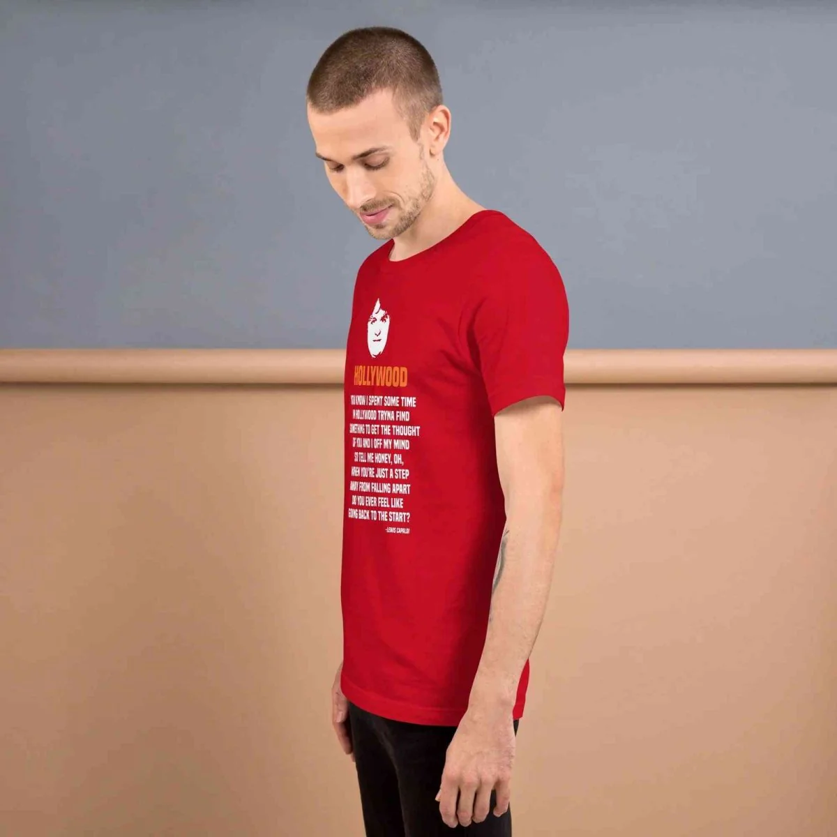 Lewis Capaldi Lyrics T-Shirt | Unisex Hollywood Style Fan Merch